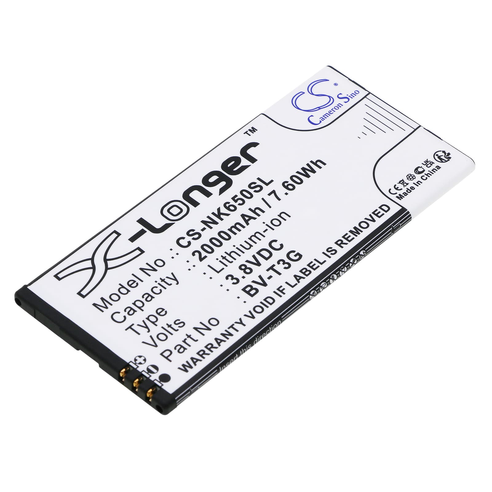 Replacement Battery for Nokia Lumia 650 - CS-NK650SL-1.jpg