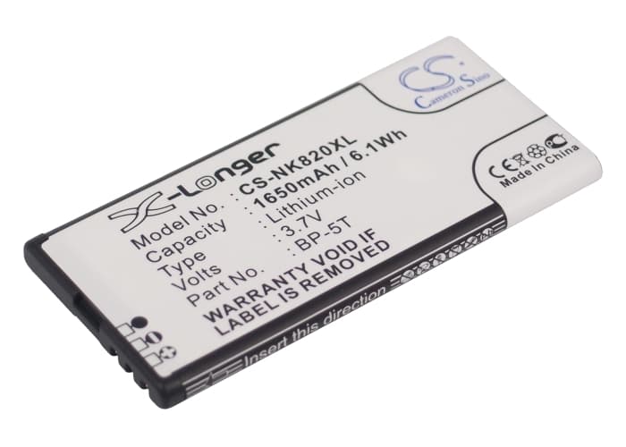Replacement Battery for Nokia Lumia 820 - CS-NK820XL-1.jpg