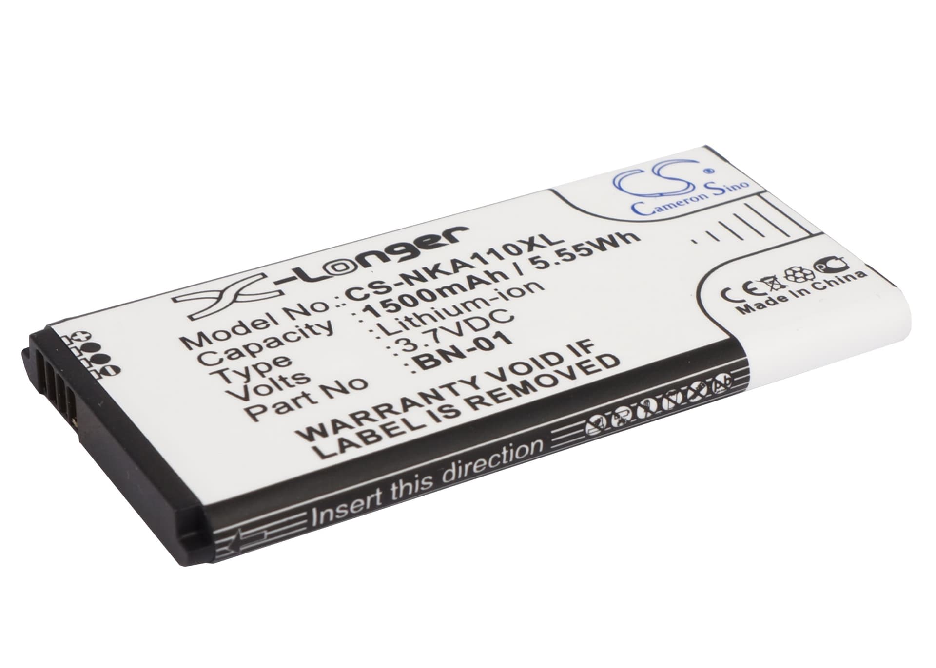 Replacement Battery for Nokia X - CS-NKA110XL-1.jpg