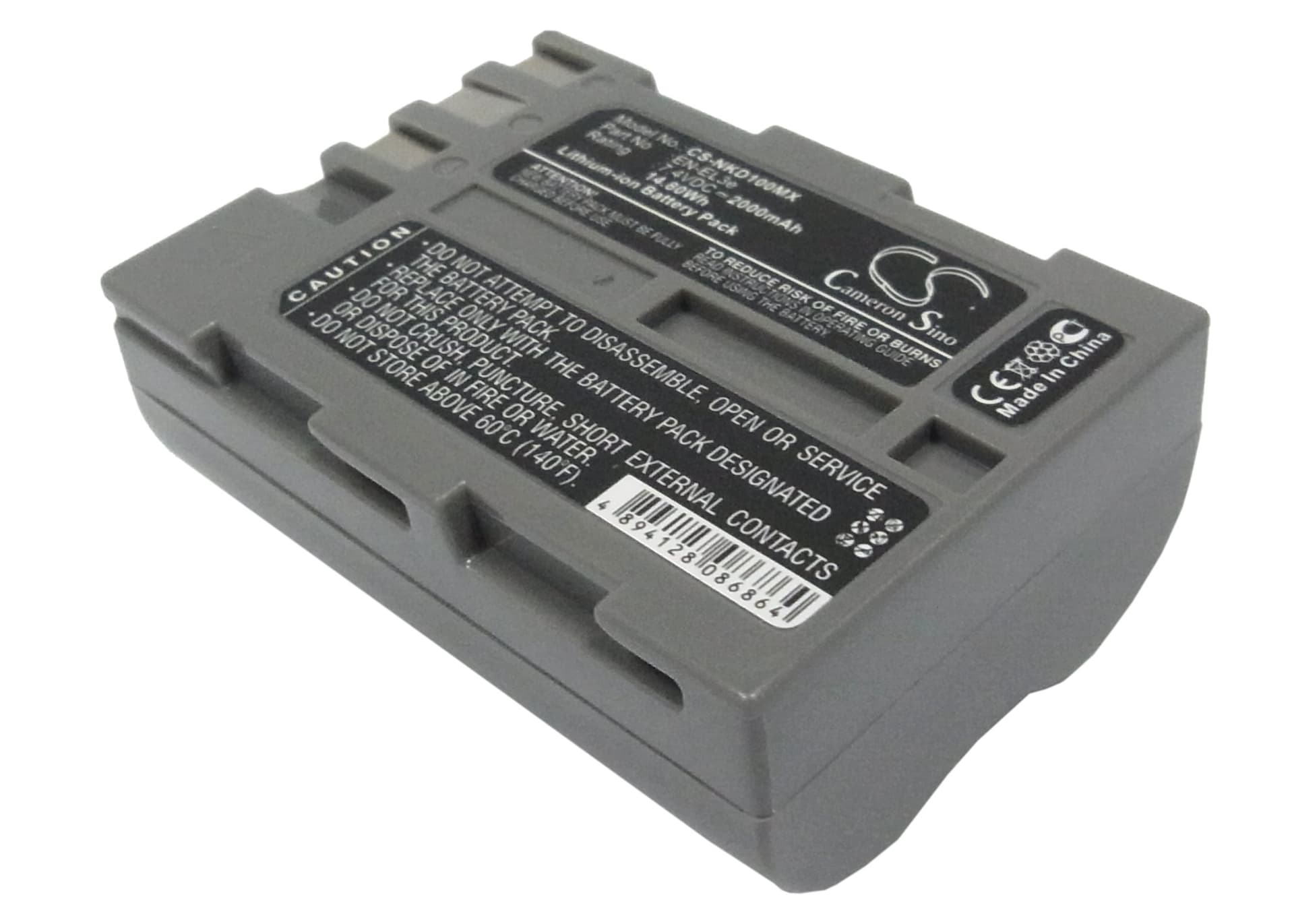 Replacement Battery for NiKon D100 SLR - CS-NKD100MX-1.jpg