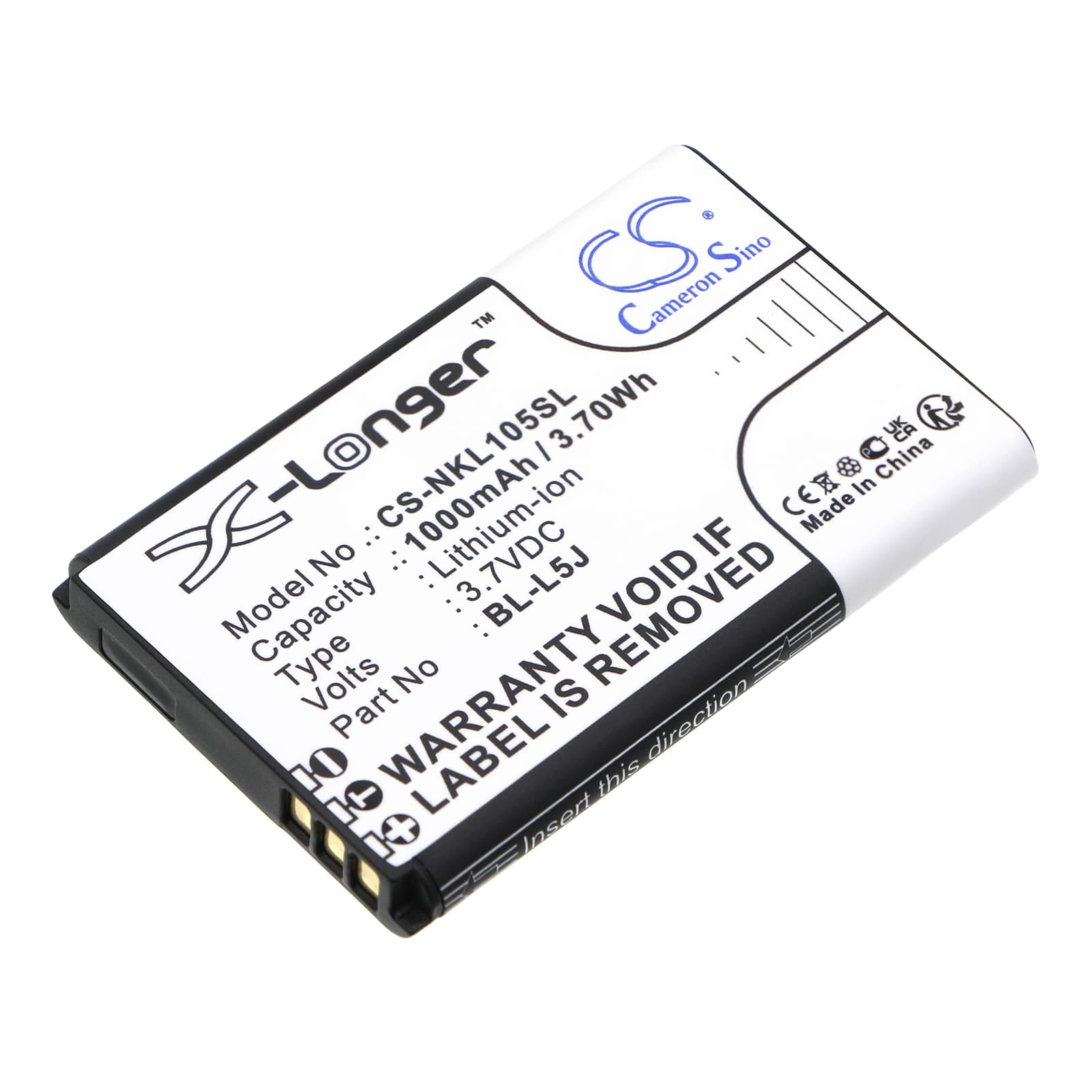 Replacement Battery for Nokia 105 2023 - CS-NKL105SL-1.jpg