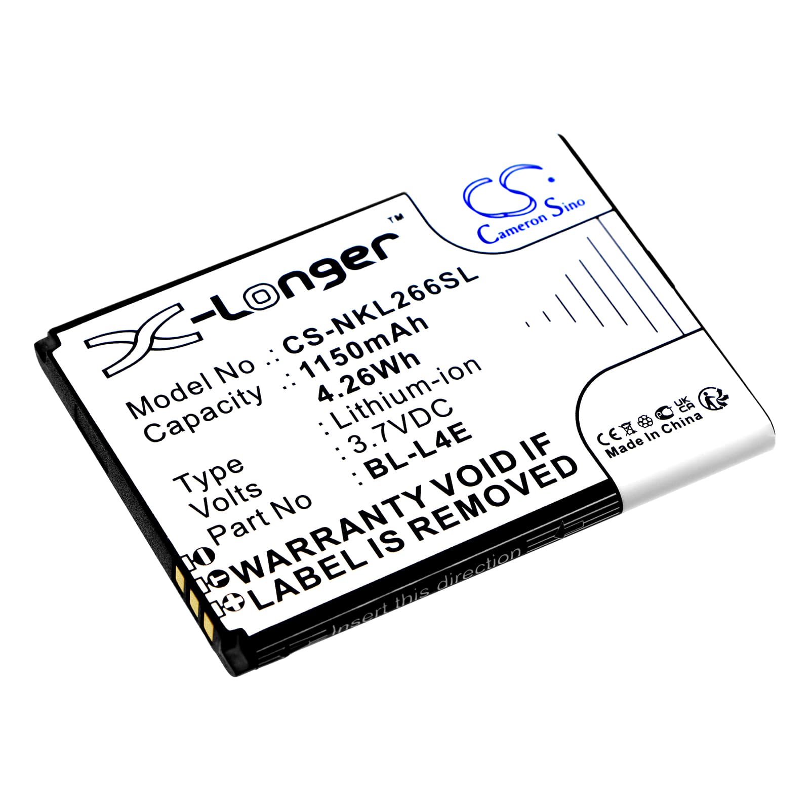 Replacement Battery for Nokia 2660 Flip 4G - CS-NKL266SL-1.jpg