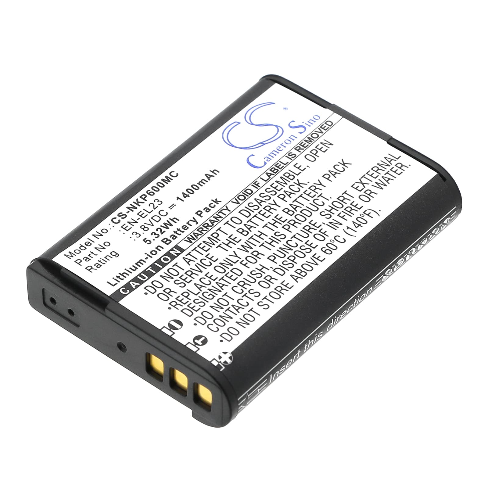 Replacement Battery for NiKon Coolpix P600 - CS-NKP600MC-1.jpg