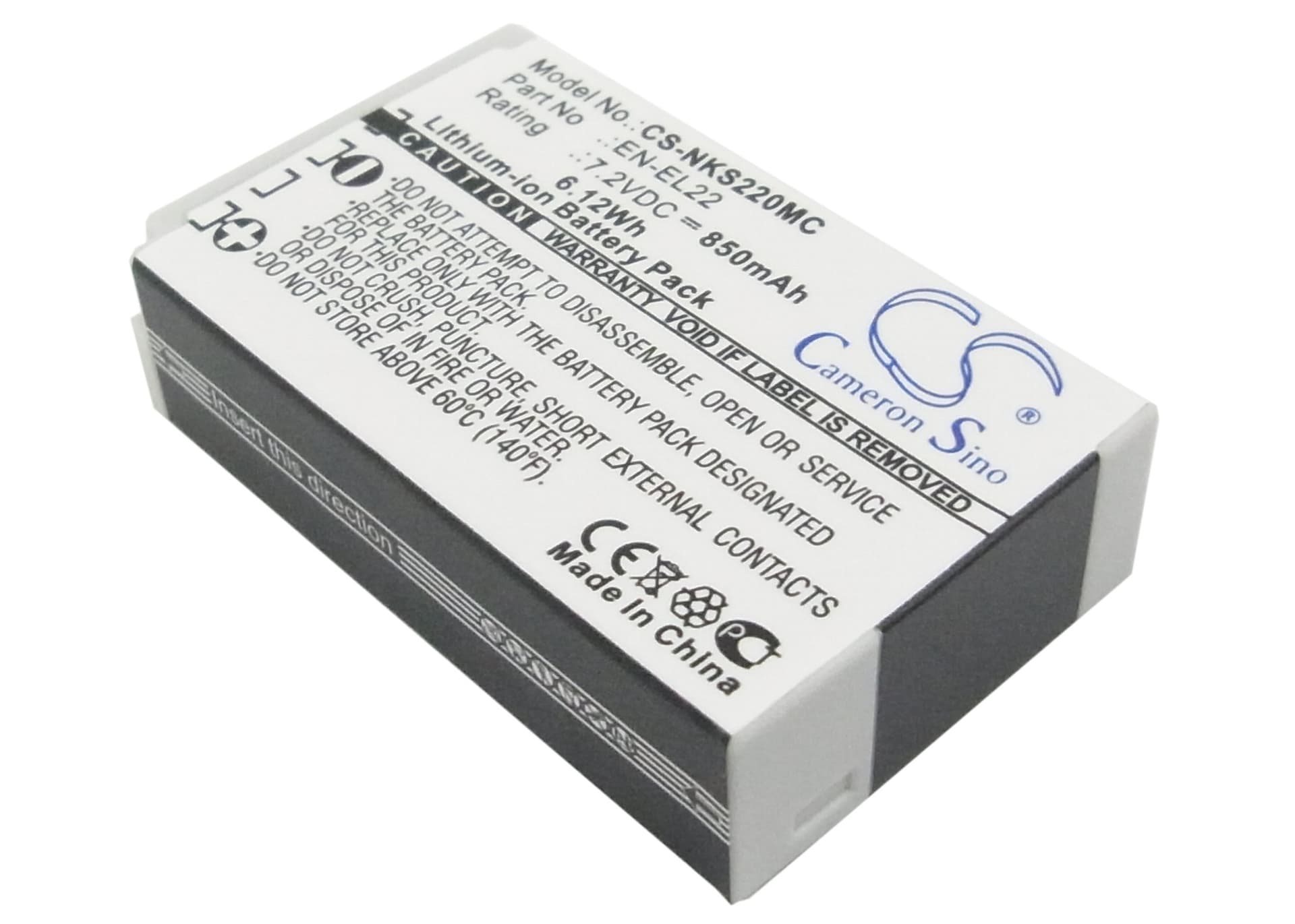 Replacement Battery for NiKon 1 J4 - CS-NKS220MC-1.jpg
