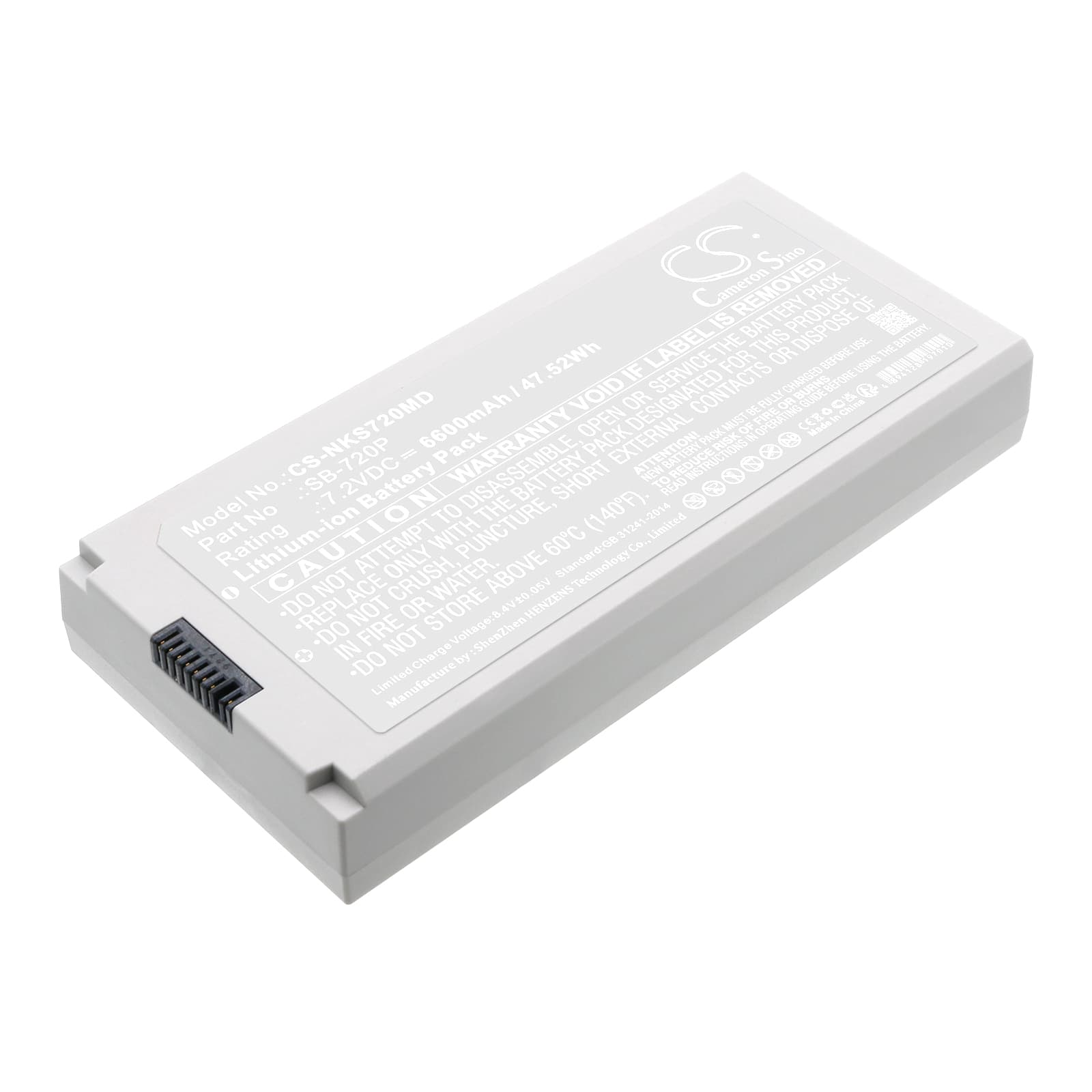 Replacement Battery for Nihon Kohden Lifescope SVM-7200 - CS-NKS720MD-1.jpg