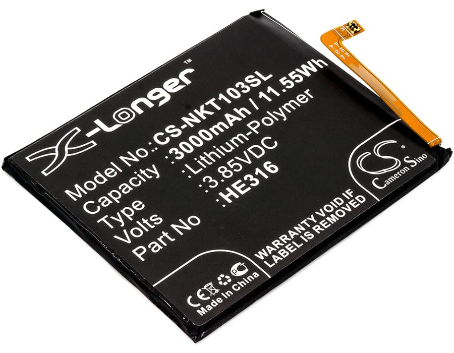 Replacement Battery for Nokia 6 - CS-NKT103SL-1.jpg