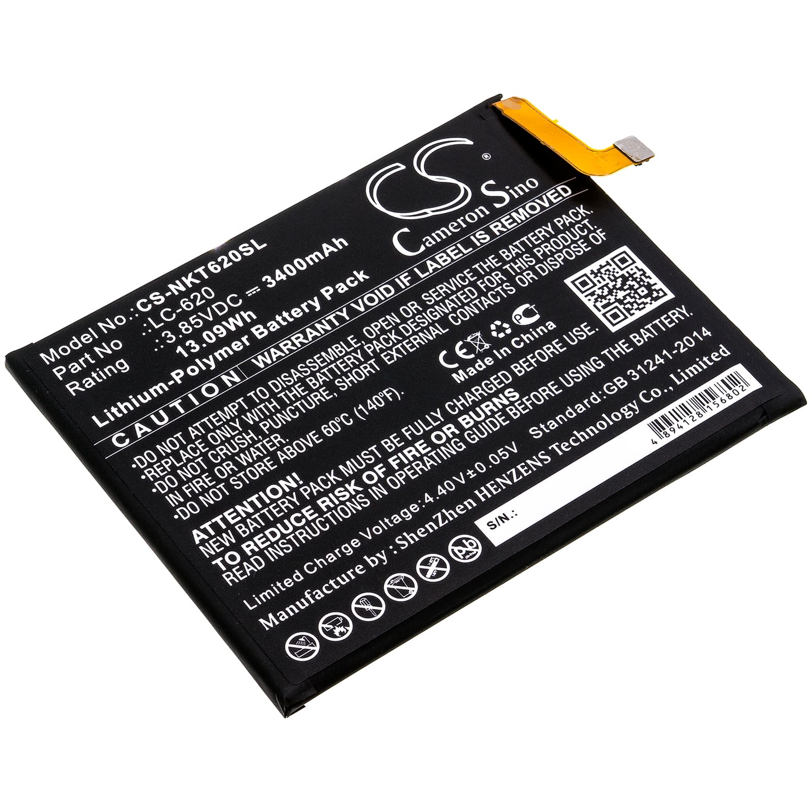 Replacement Battery for Nokia 6.2 - CS-NKT620SL-1.jpg