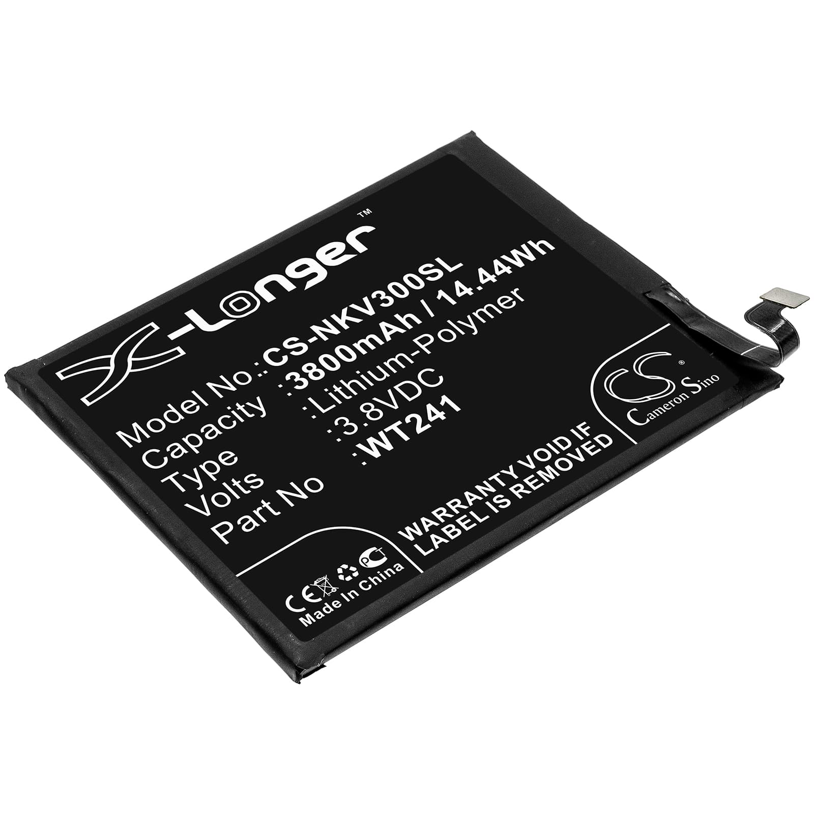 Replacement Battery for Nokia 3 V - CS-NKV300SL-1.jpg