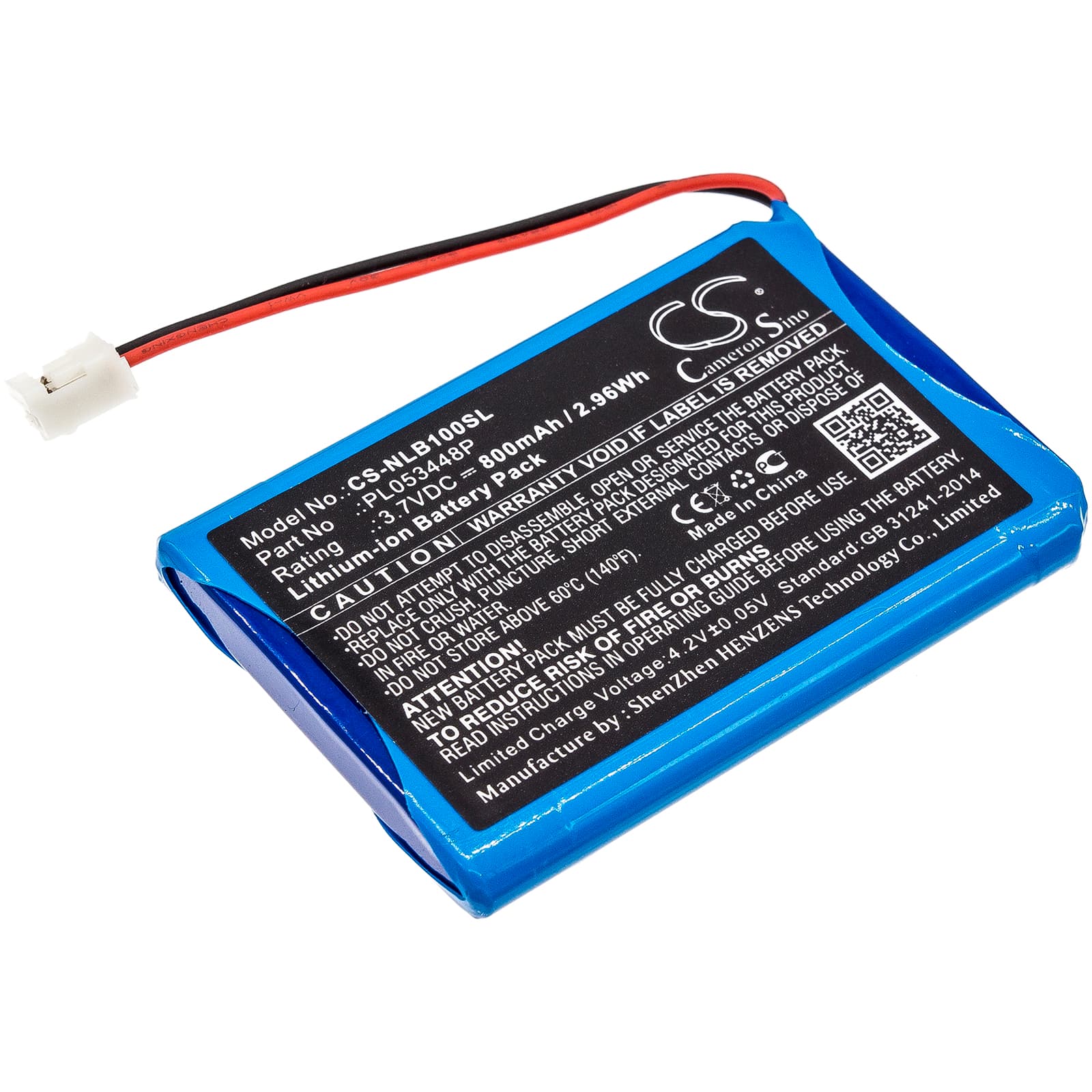 Replacement Battery for Nolan B5 - CS-NLB100SL-1.jpg