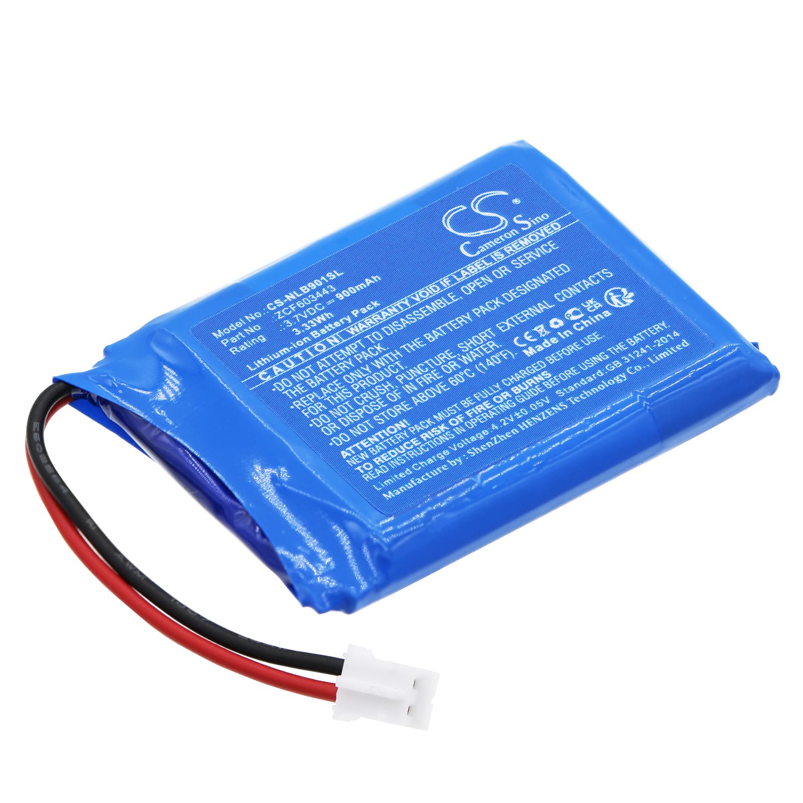 Replacement Battery for Nolan N-COM 901 X - CS-NLB901SL-1.jpg