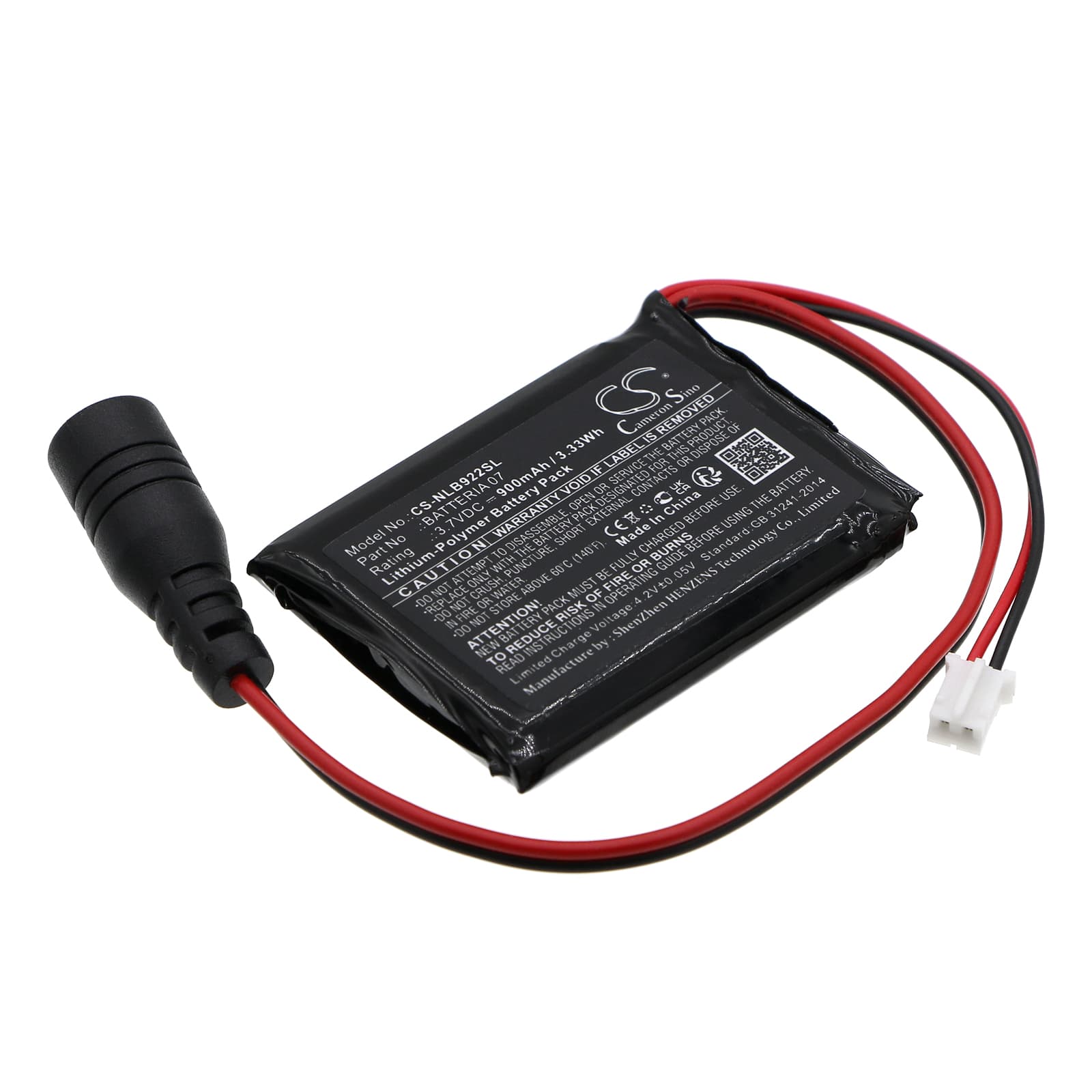 Replacement Battery for Nolan N-COM B902 L - CS-NLB922SL-1.jpg