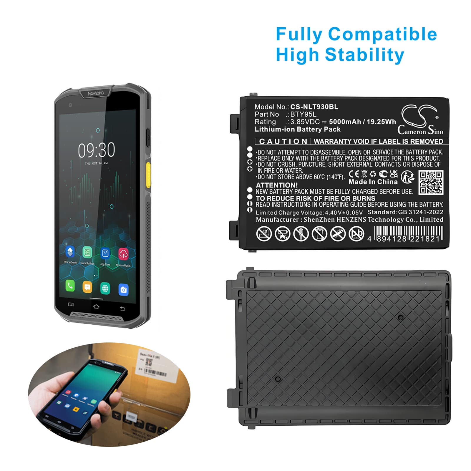 Replacement Battery for Newland MT93