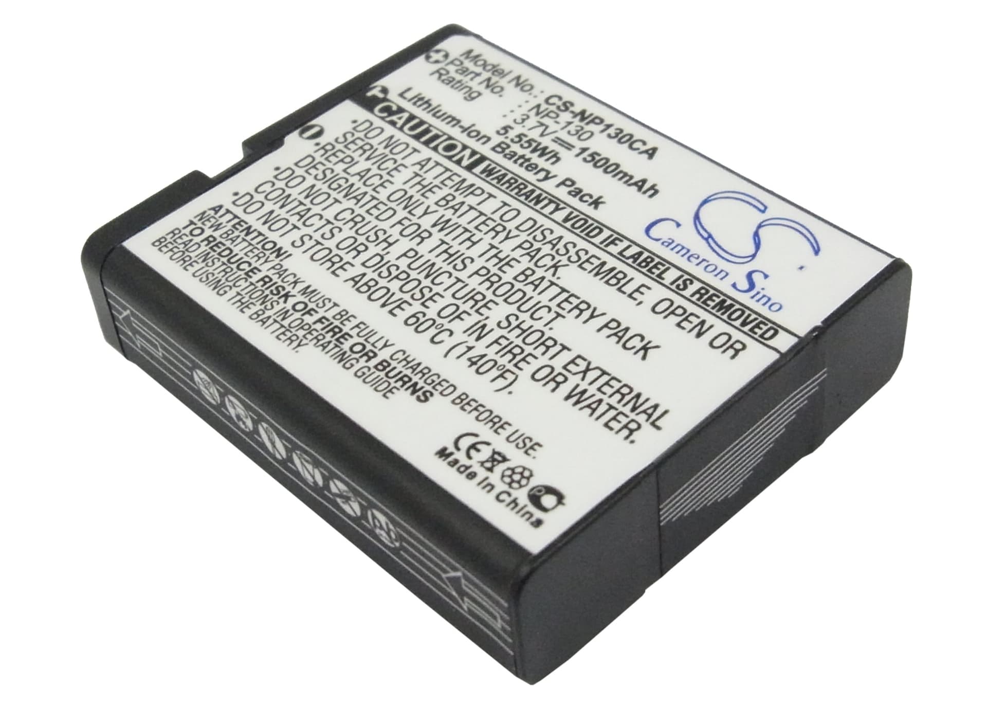 Replacement Battery for Casio Exilim EX-H30 - CS-NP130CA-1.jpg