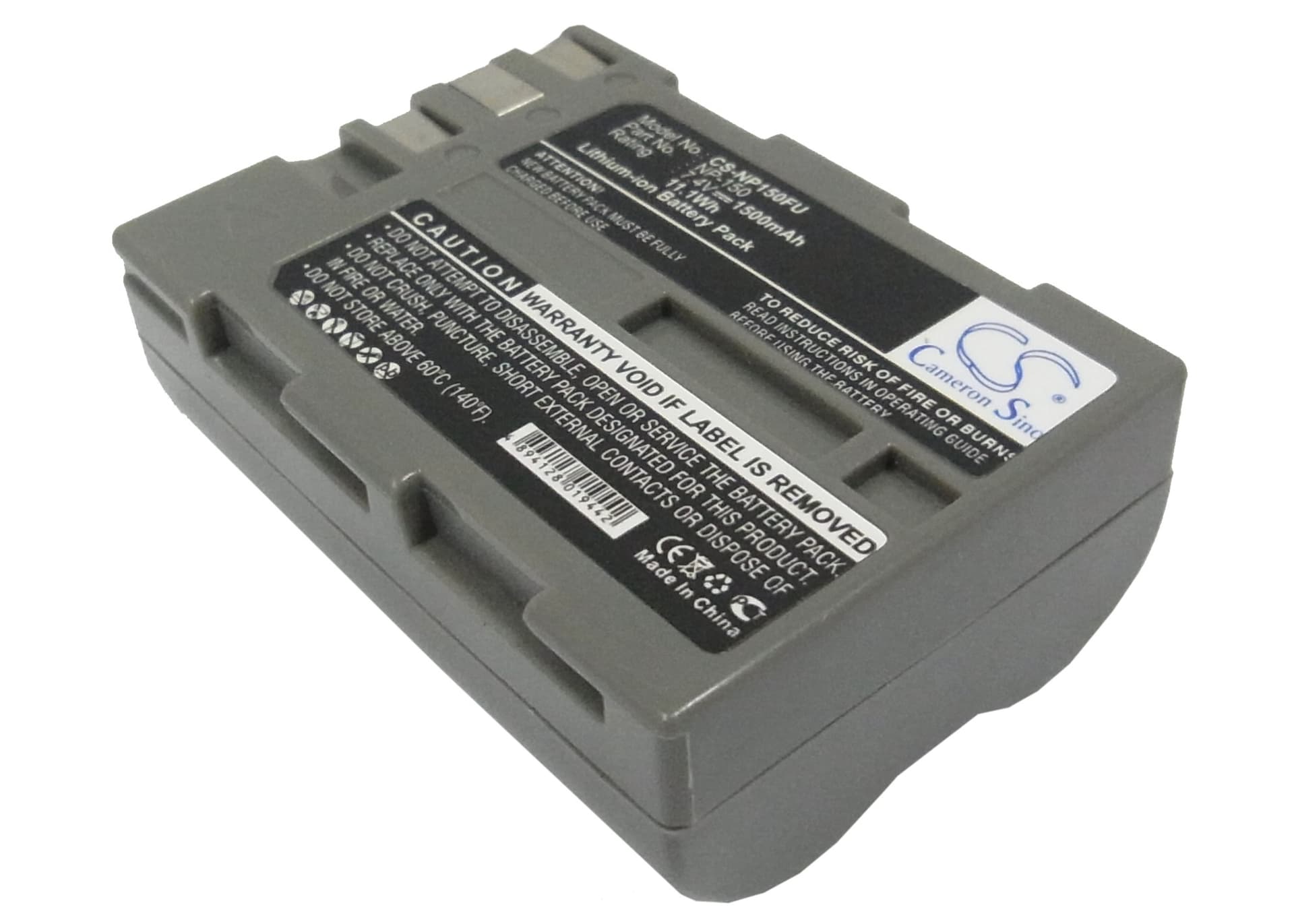 Replacement Battery for Fujifilm BC-150 - CS-NP150FU-1.jpg
