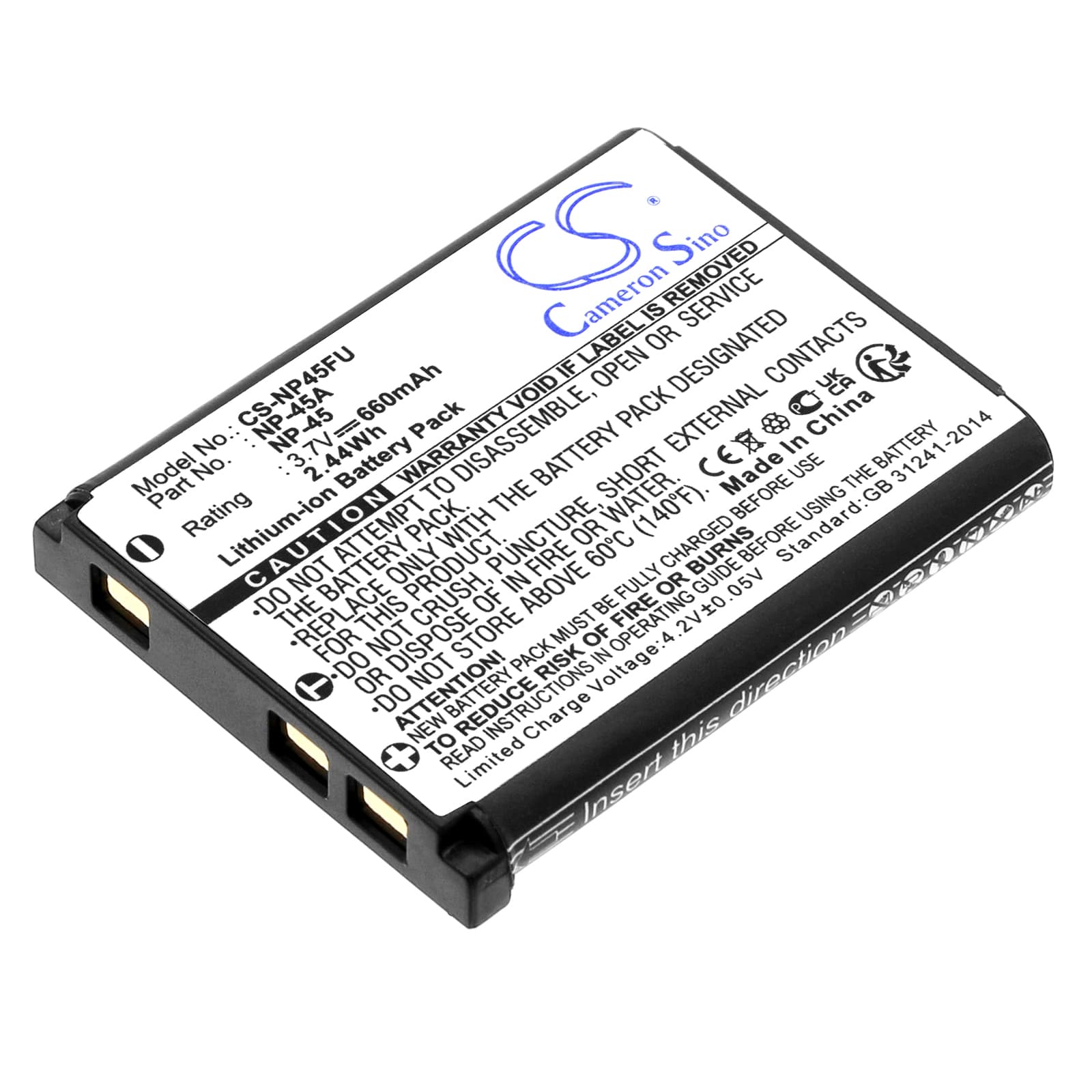 Replacement Battery for Leica Sofort - CS-NP45FU-1.jpg