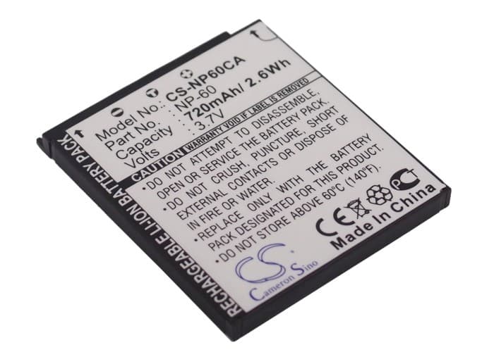 Replacement Battery for Casio Exilim Zoom EX-Z19 - CS-NP60CA-1.jpg