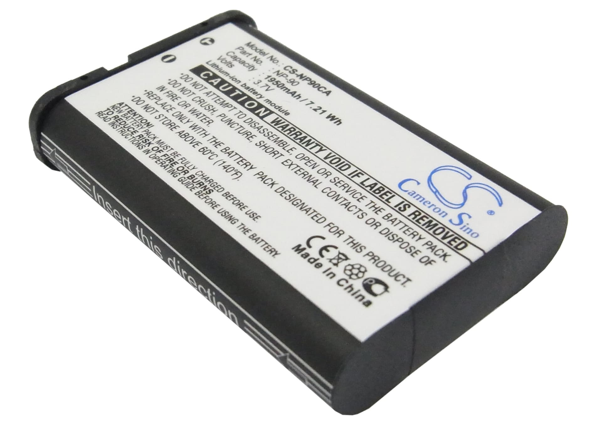 Replacement Battery for Casio Exilim EX-H10 - CS-NP90CA-1.jpg
