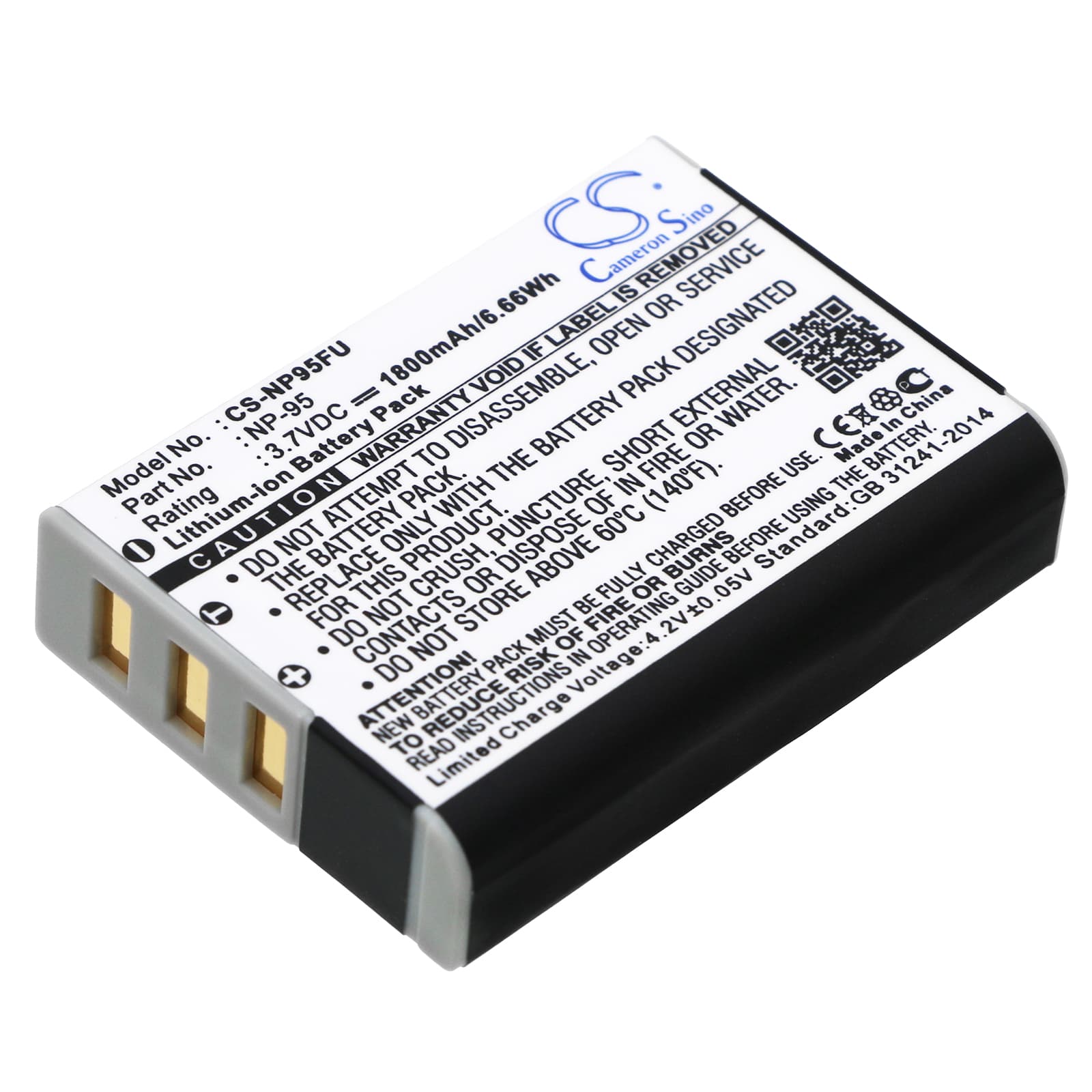 Replacement Battery for Ricoh GXR - CS-NP95FU-1.jpg