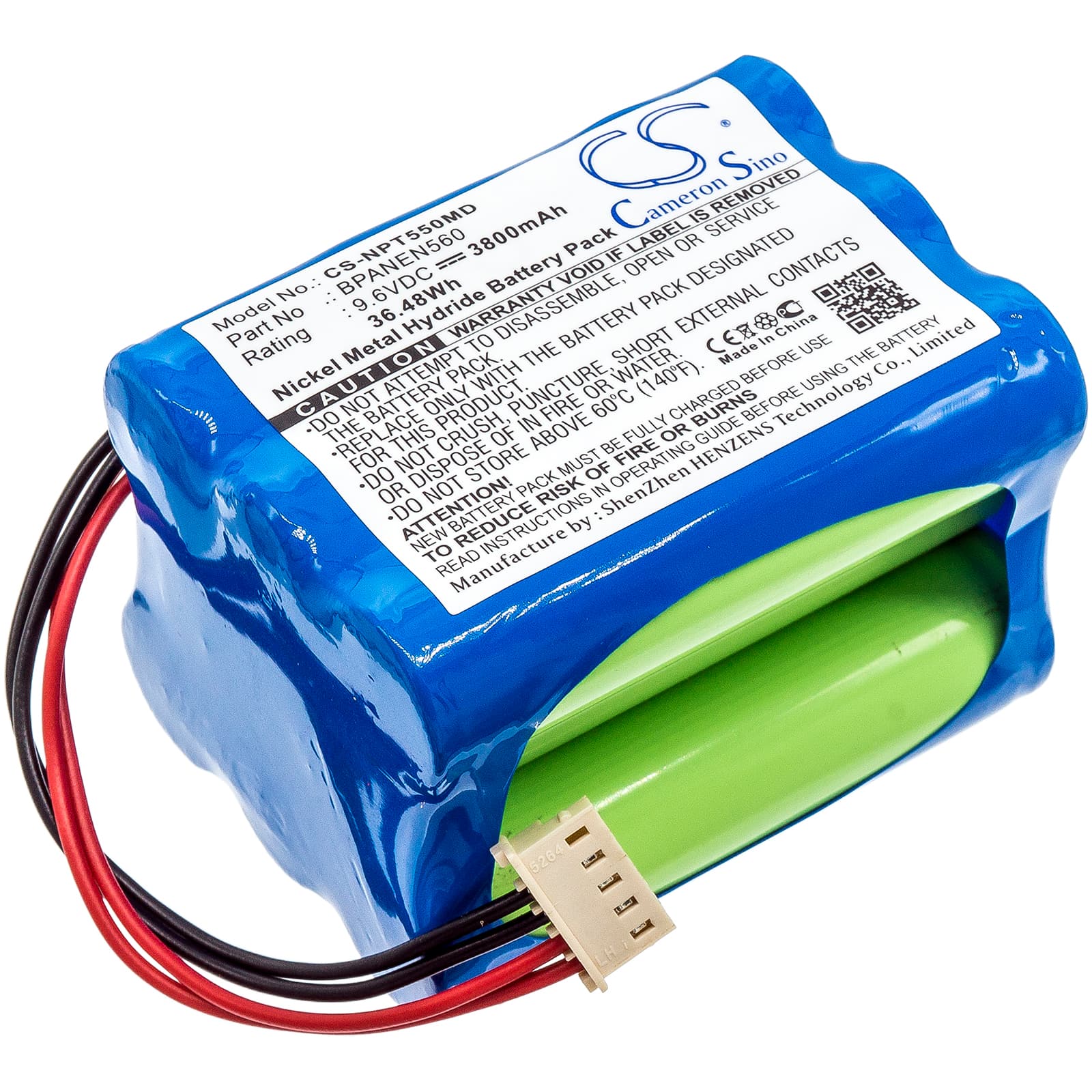 Replacement Battery for Nellcor Puritan Bennett N-550B Pulse Oximeter - CS-NPT550MD-1.jpg