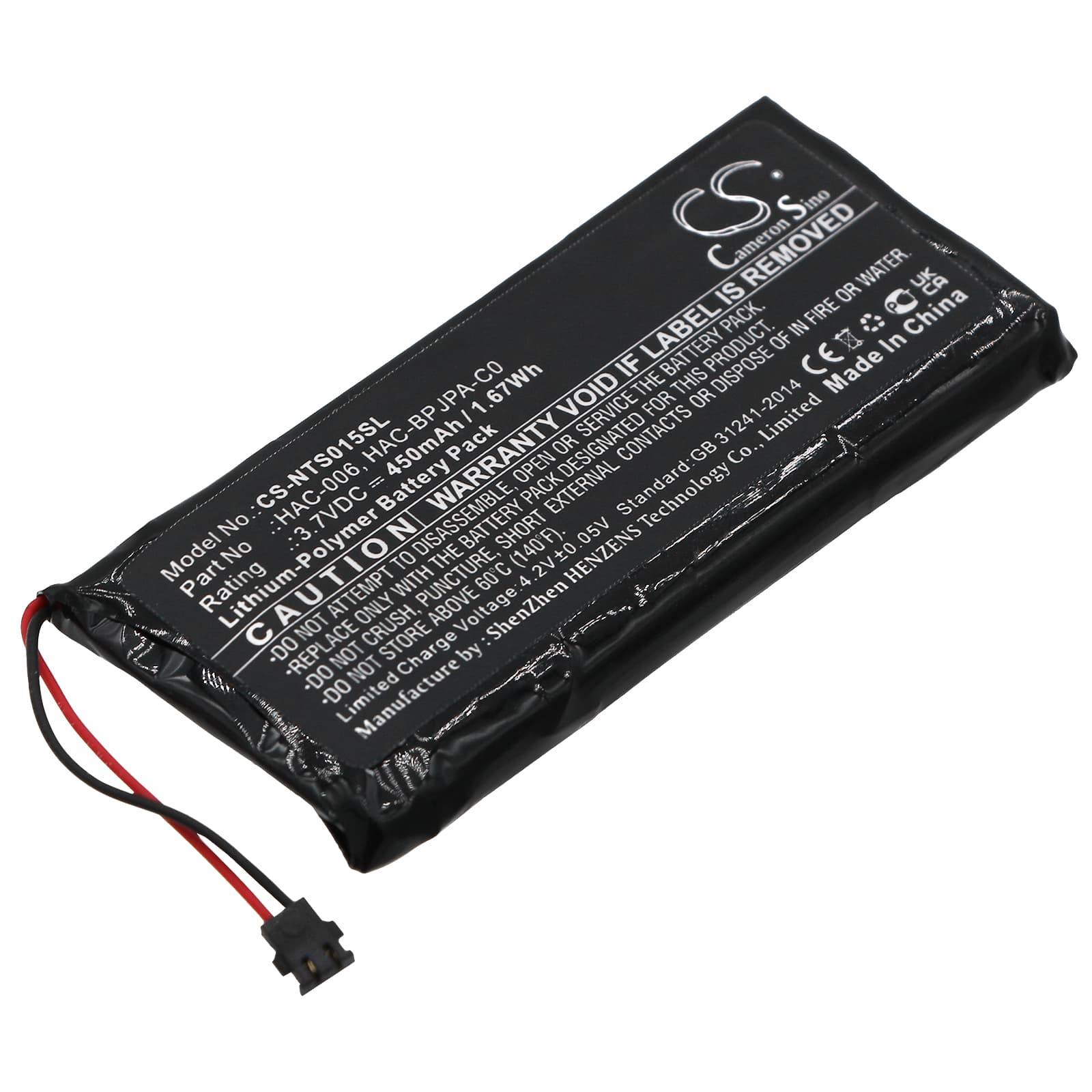 Replacement Battery for Nintendo Switch Controller - CS-NTS015SL-1.jpg