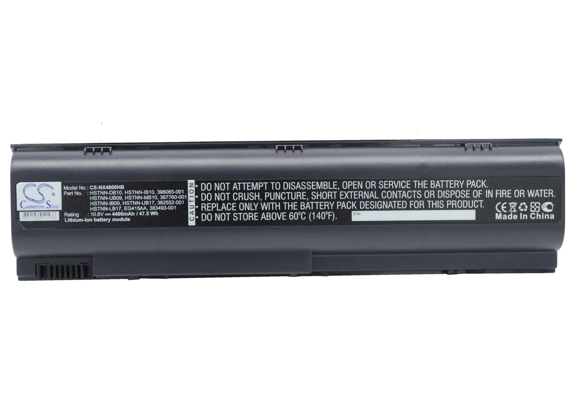 Replacement Battery for HP Pavilion ZE2000-PM342AV - CS-NX4800HB-1.jpg