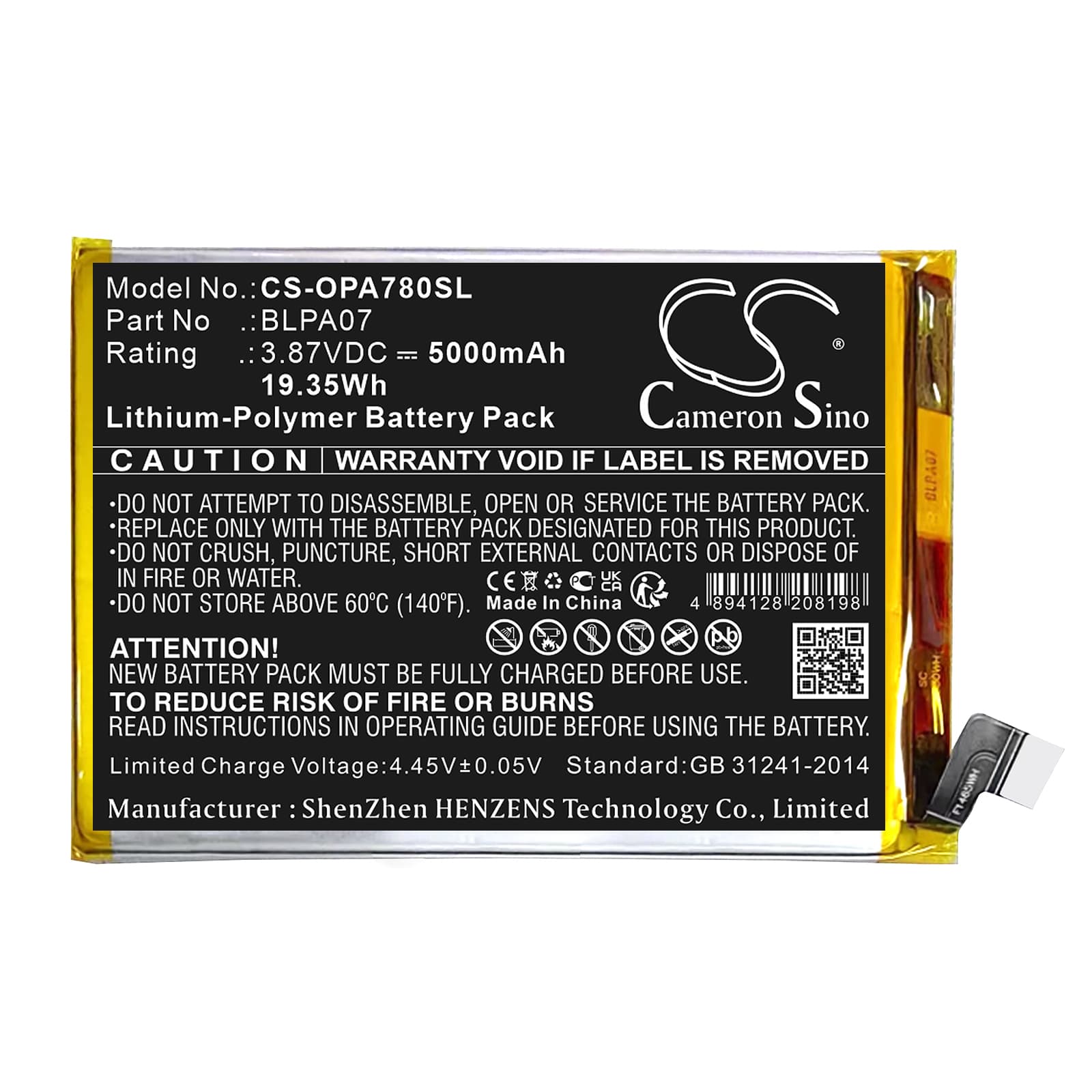Replacement Battery for Oppo A78 4G - CS-OPA780SL-1.jpg