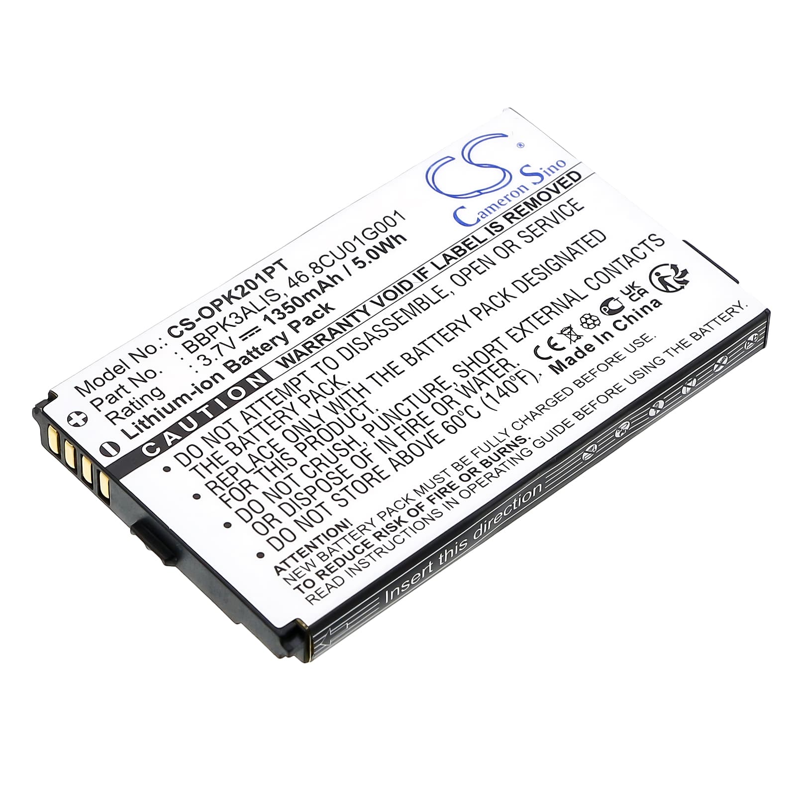 Replacement Battery for Optoma PK201 - CS-OPK201PT-1.jpg