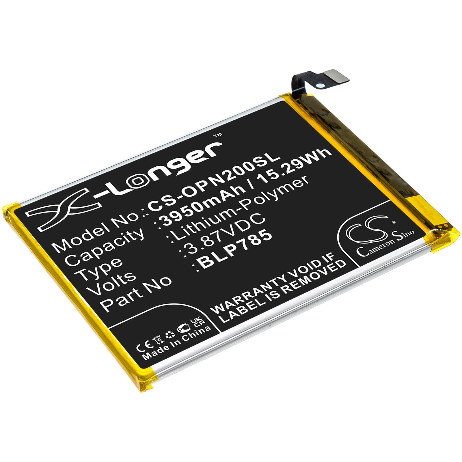 Replacement Battery for OnePlus Nord - CS-OPN200SL-1.jpg