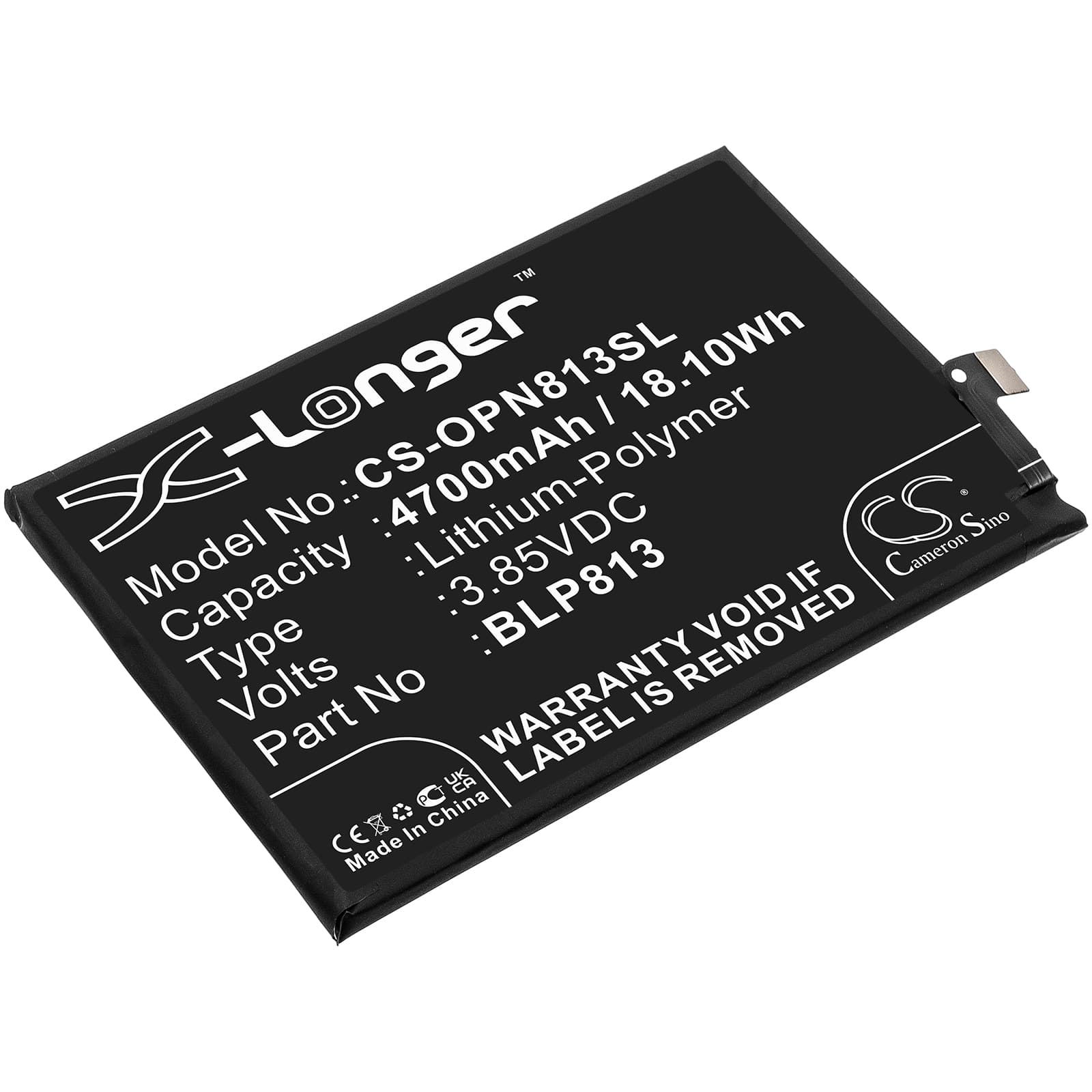 Replacement Battery for OnePlus Nord N100 - CS-OPN813SL-1.jpg