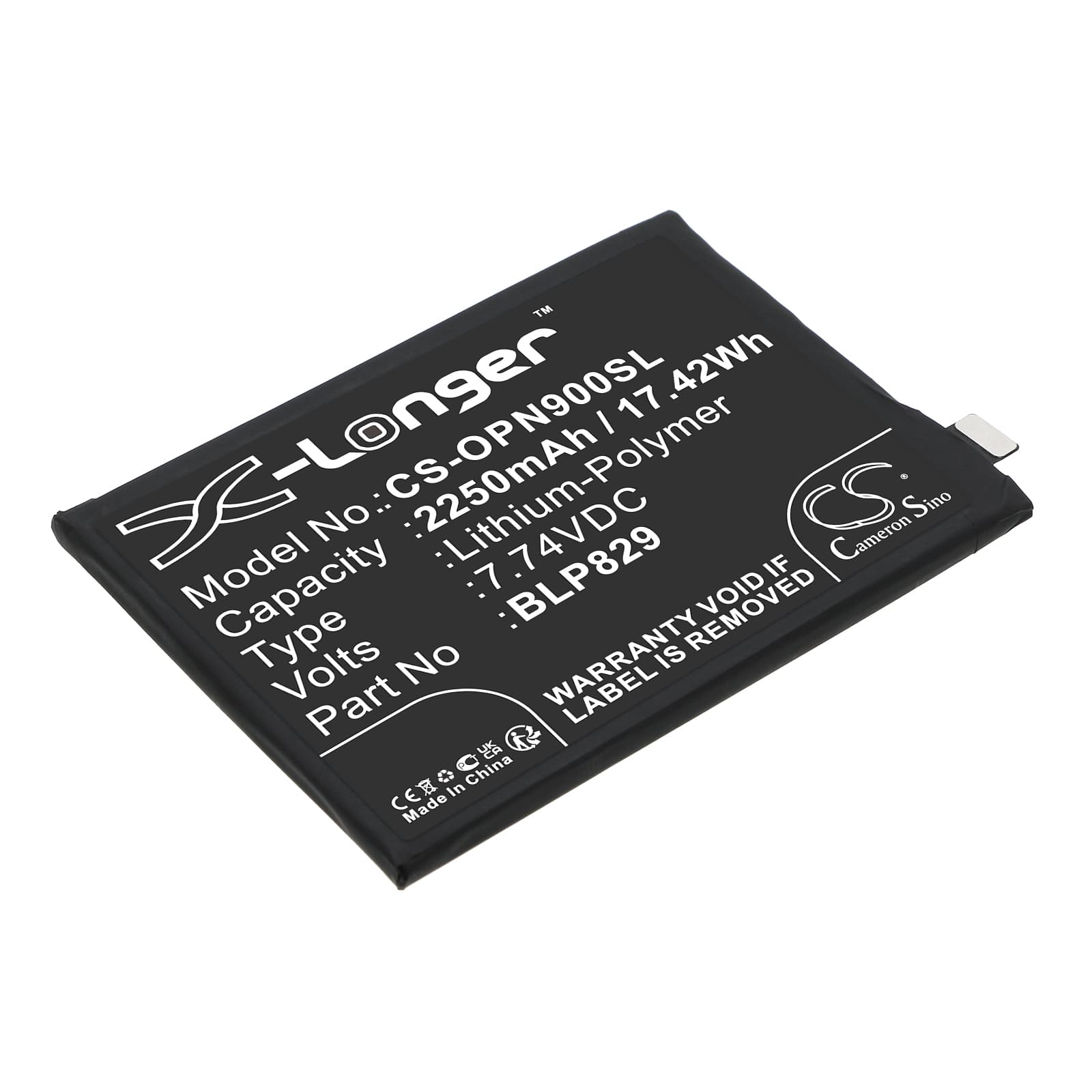 Replacement Battery for OnePlus Oneplus 9 - CS-OPN900SL-1.jpg