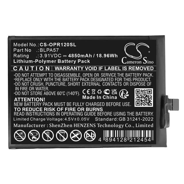 Replacement battery