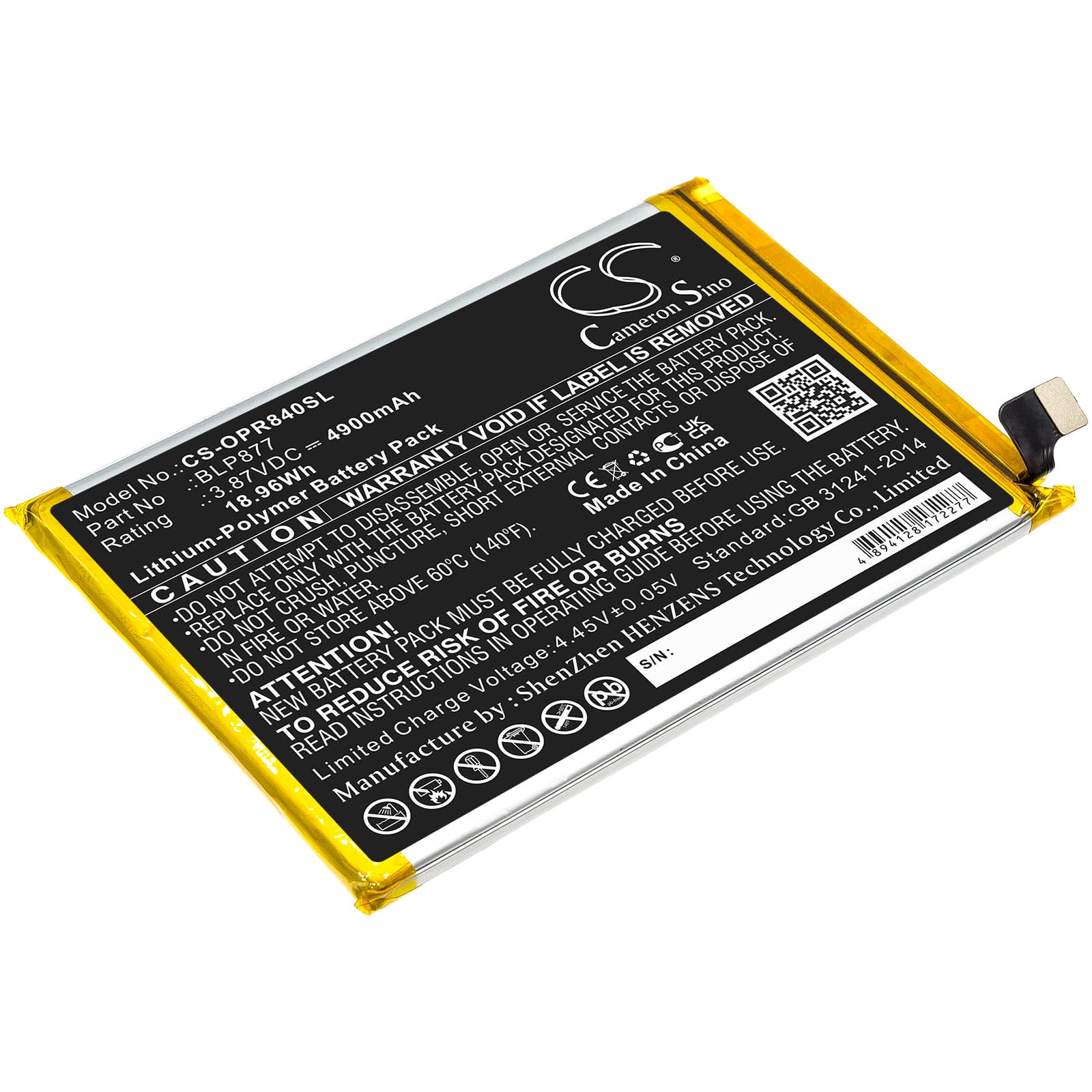 Replacement Battery for Oppo Realme 8i - CS-OPR840SL-1.jpg