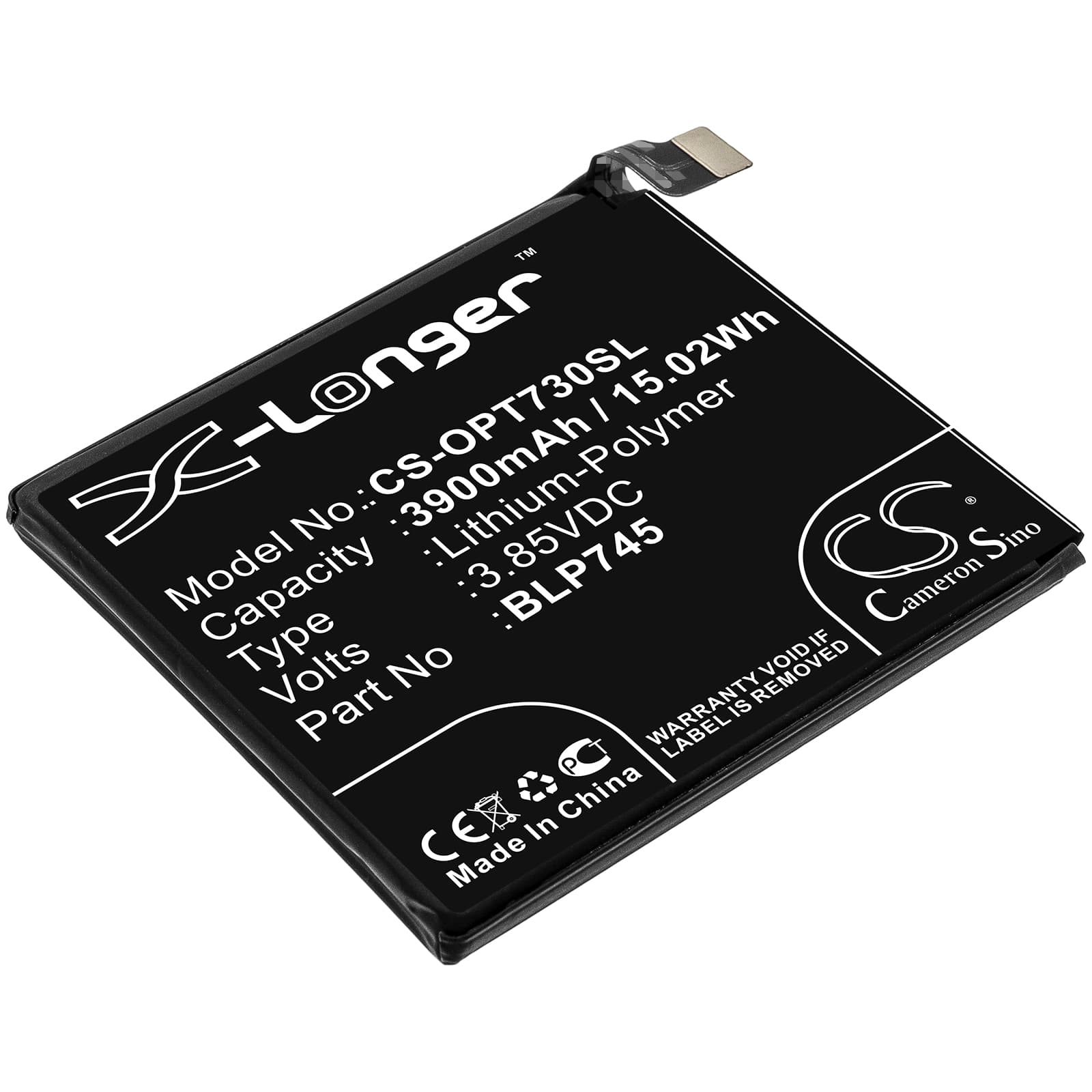 Replacement Battery for OnePlus 7T Pro - CS-OPT730SL-1.jpg