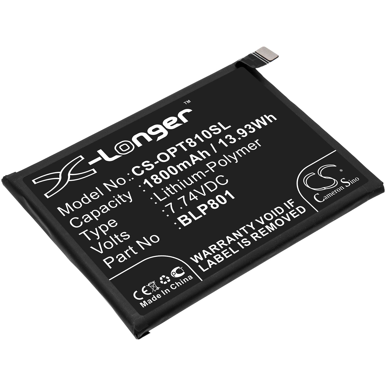 Replacement Battery for OnePlus 8T+ 5G - CS-OPT810SL-1.jpg