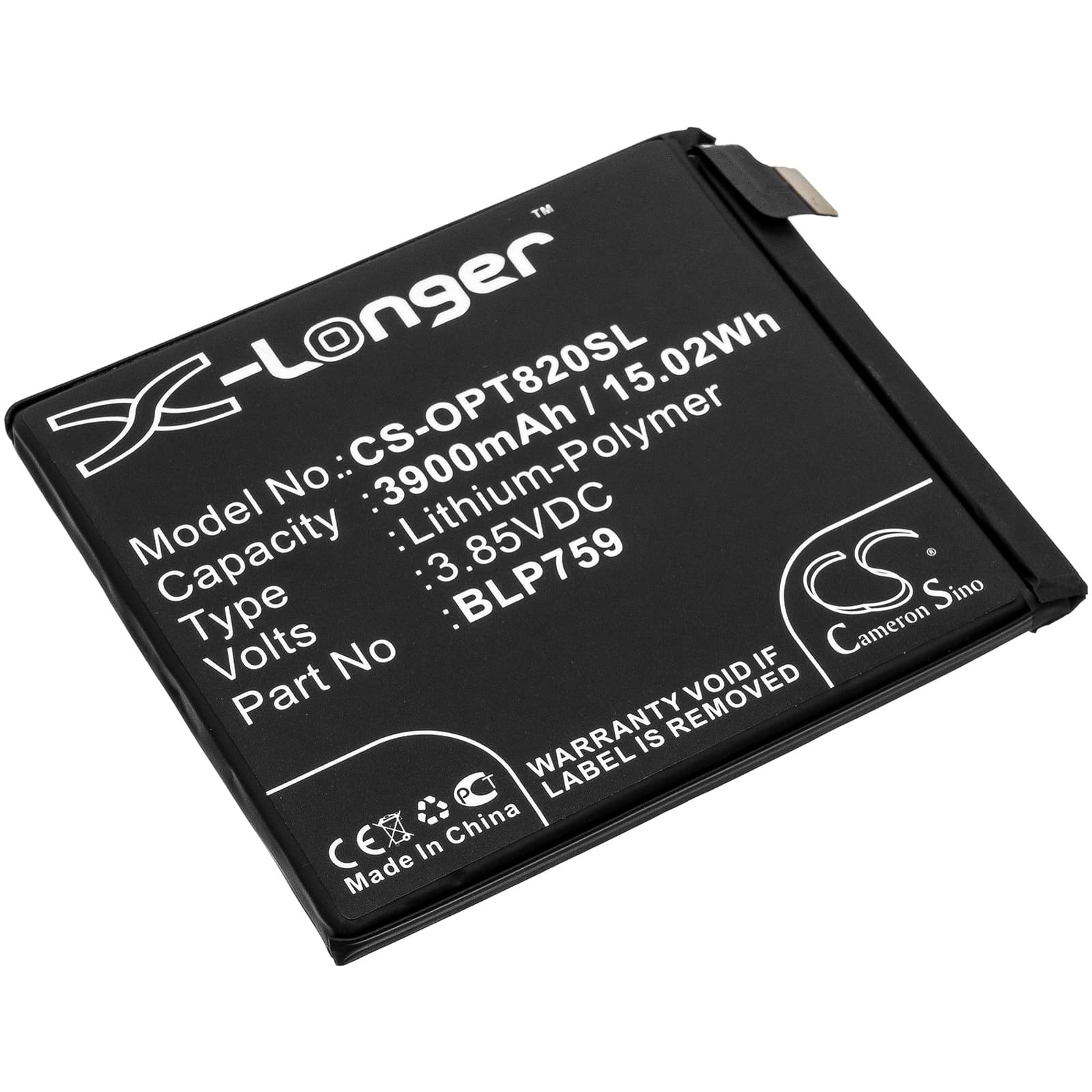 Replacement Battery for OnePlus 8 Pro - CS-OPT820SL-1.jpg