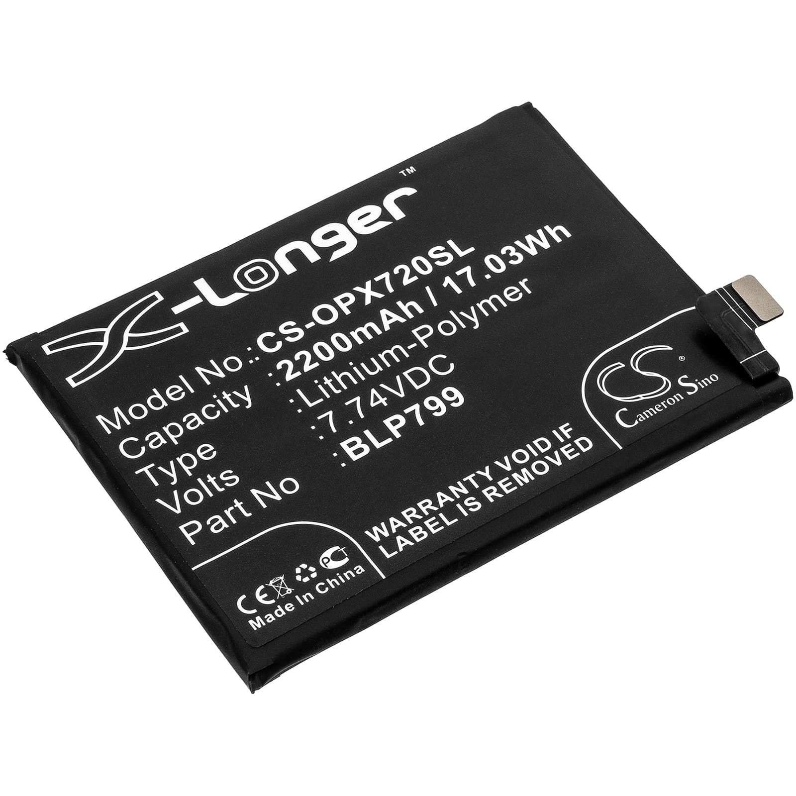 Replacement Battery for Oppo Realme X7 Pro 5G - CS-OPX720SL-1.jpg