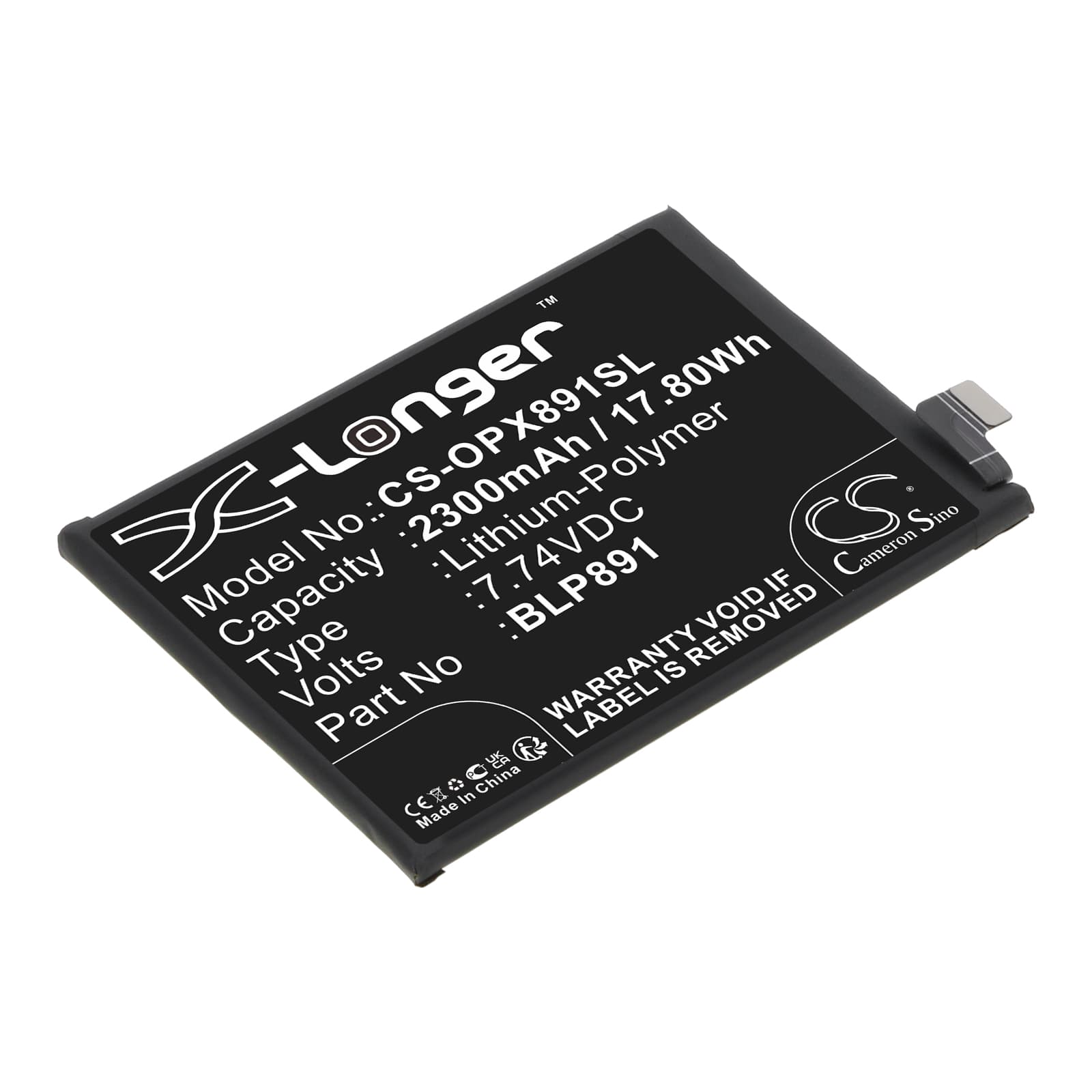 Replacement Battery for Oppo Find X5 5G - CS-OPX891SL-1.jpg