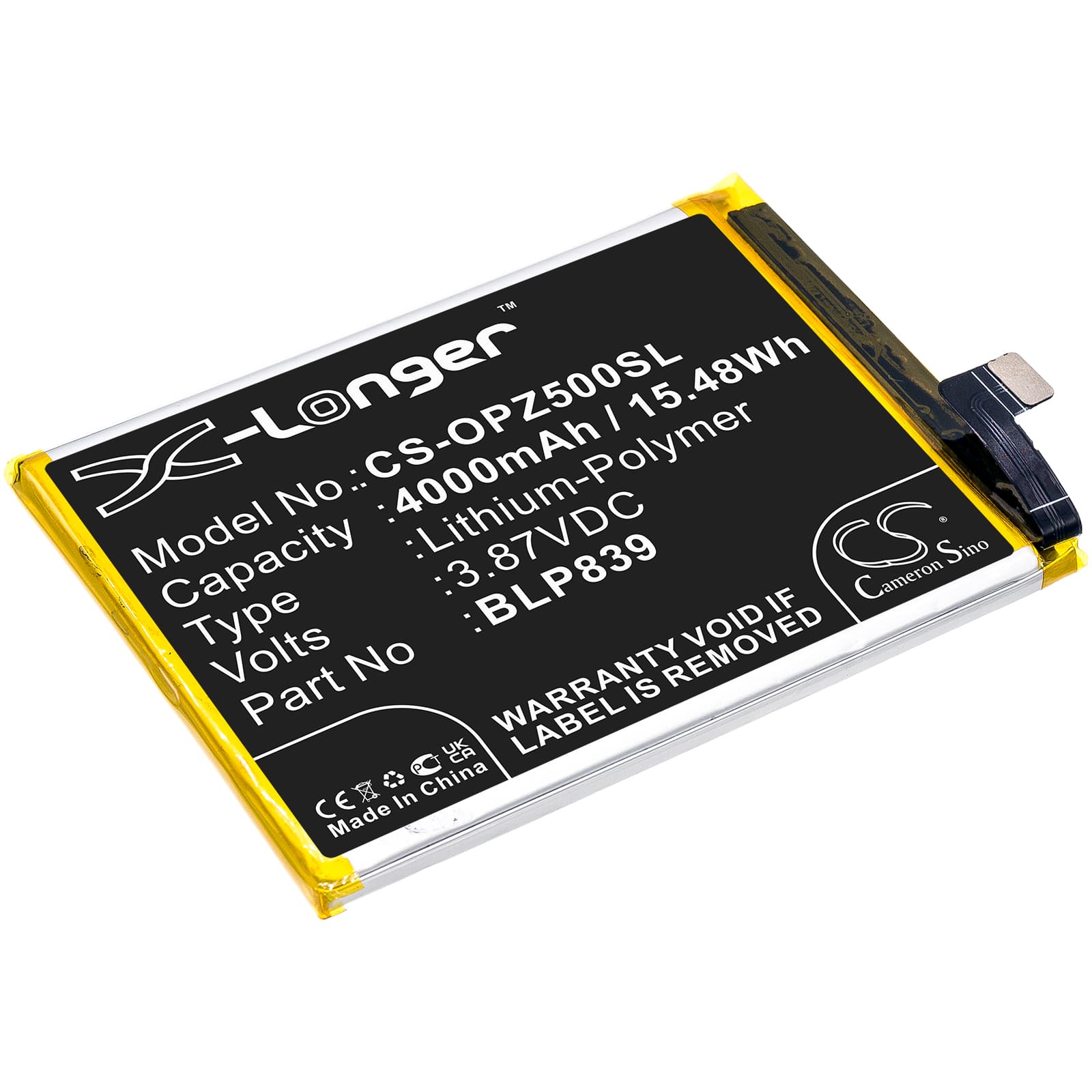 Replacement Battery for Oppo Reno 5Z 5G 2021 - CS-OPZ500SL-1.jpg