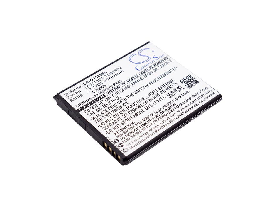 Replacement Battery for TCL One Touch Pop D5