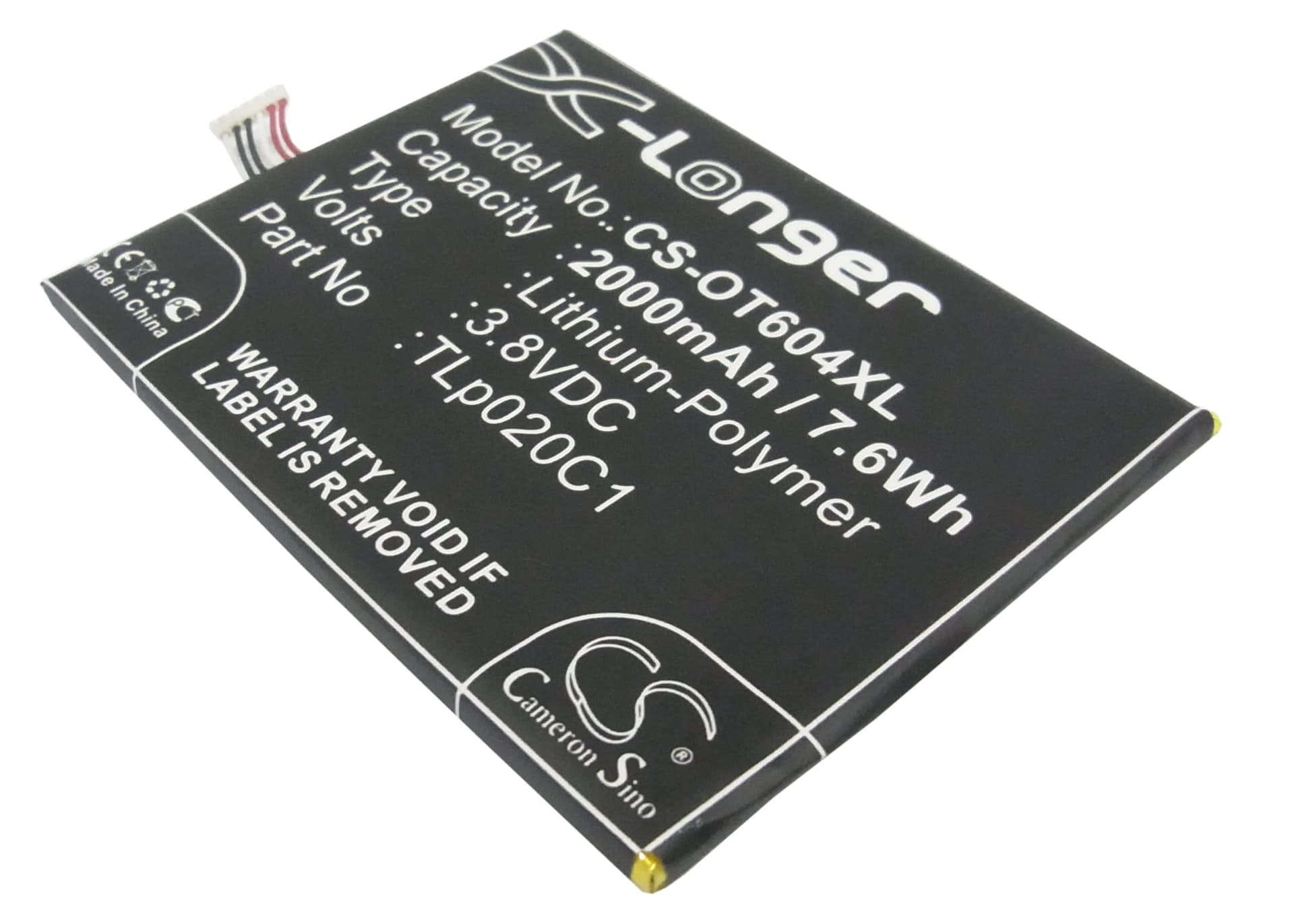 Replacement Battery for TCL S950 - CS-OT604XL-1.jpg