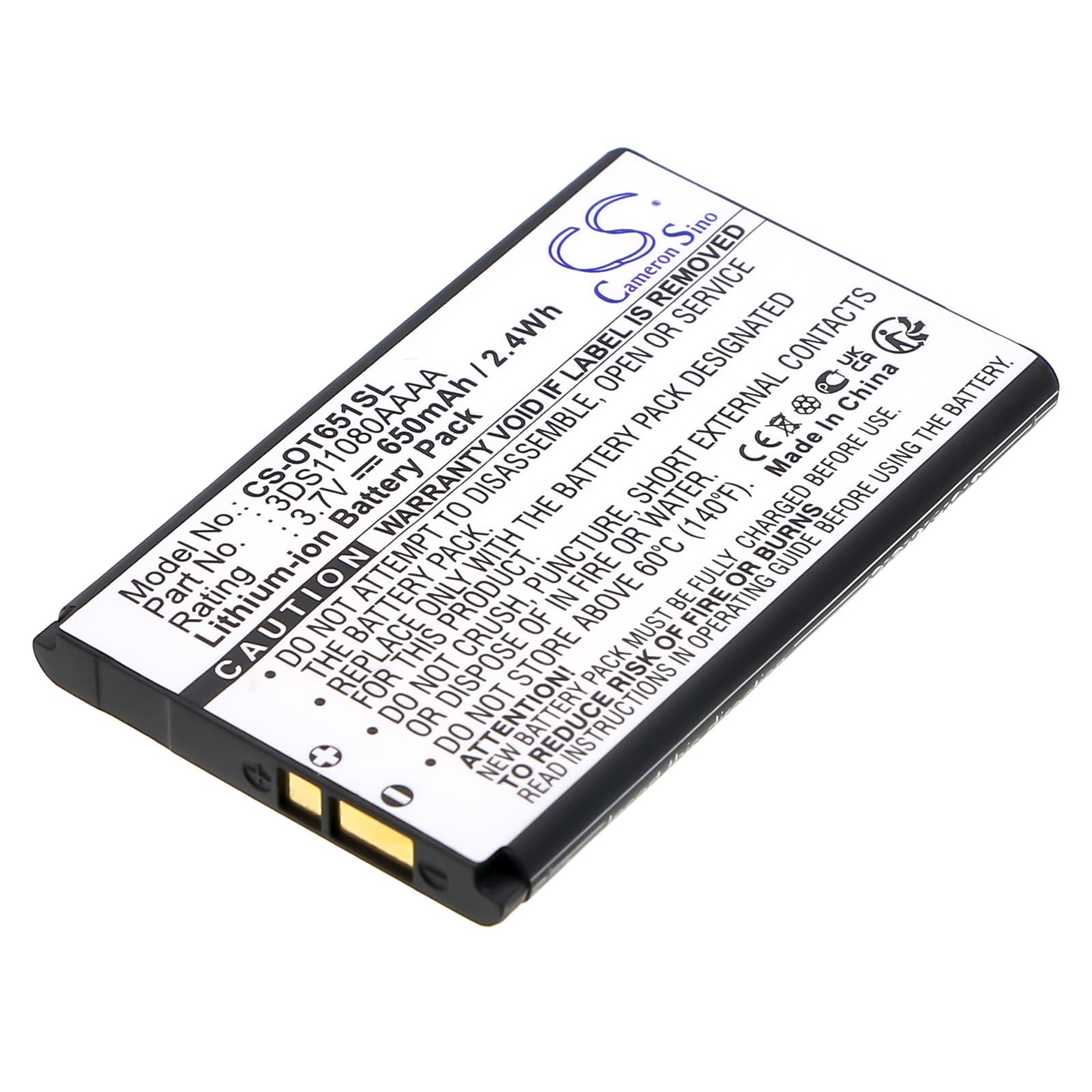 Replacement Battery for Tchibo Kompact 106 - CS-OT651SL-1.jpg