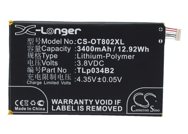 Replacement battery
