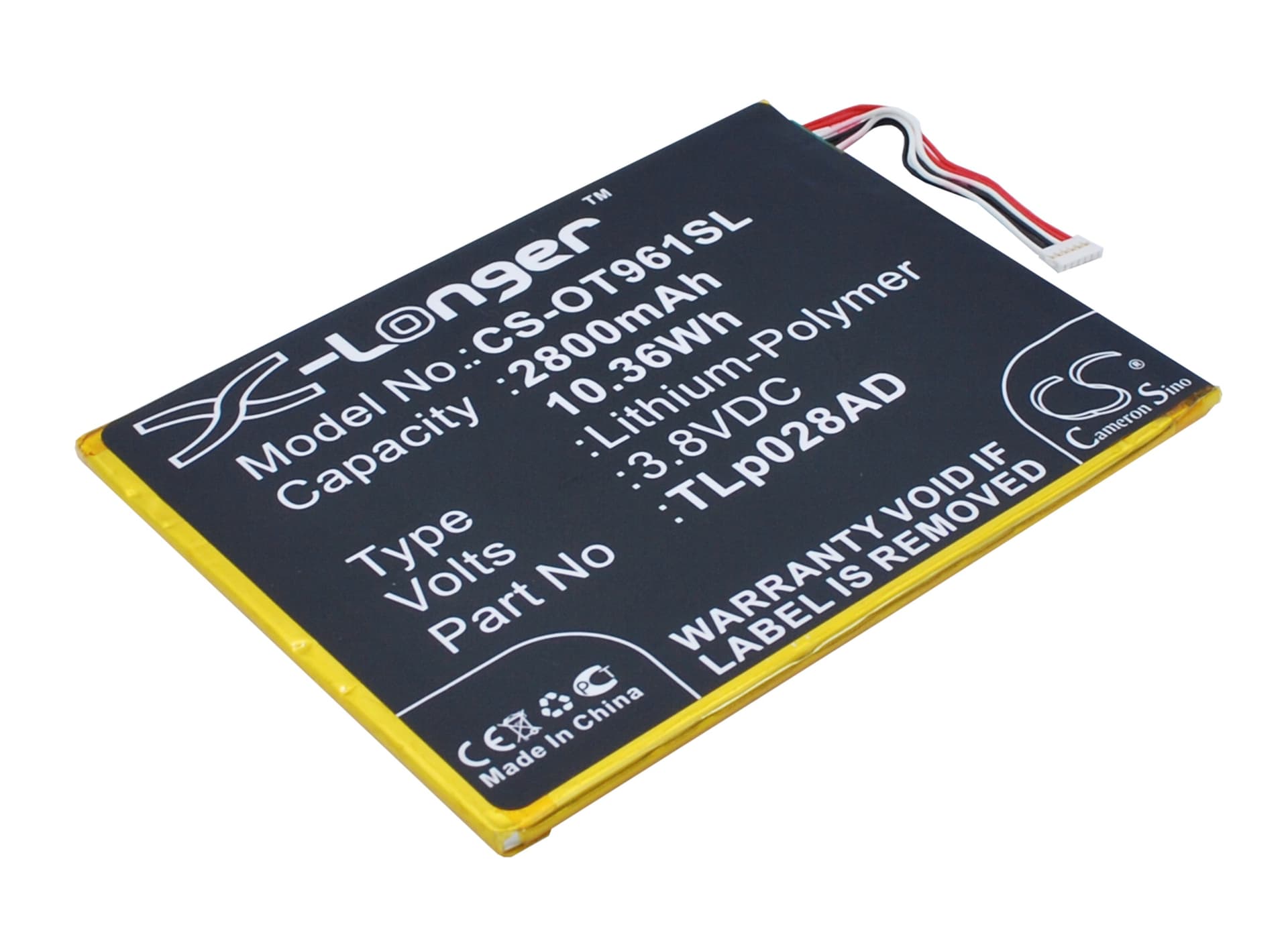 Replacement Battery for Alcatel One Touch Pixi 7 - CS-OT961SL-1.jpg