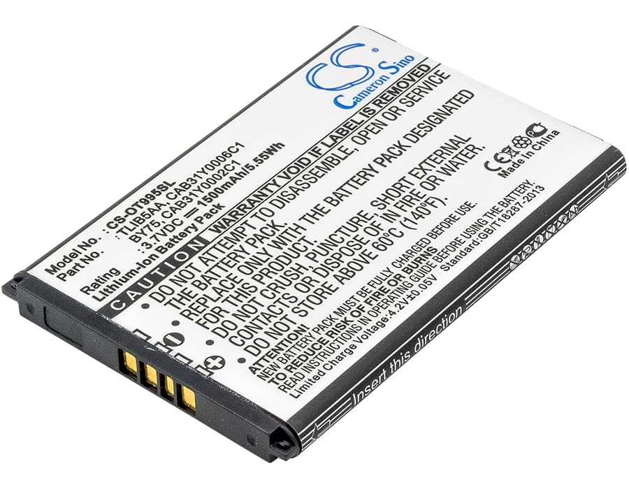Replacement Battery for Alcatel OT-995 - CS-OT995SL-1.jpg