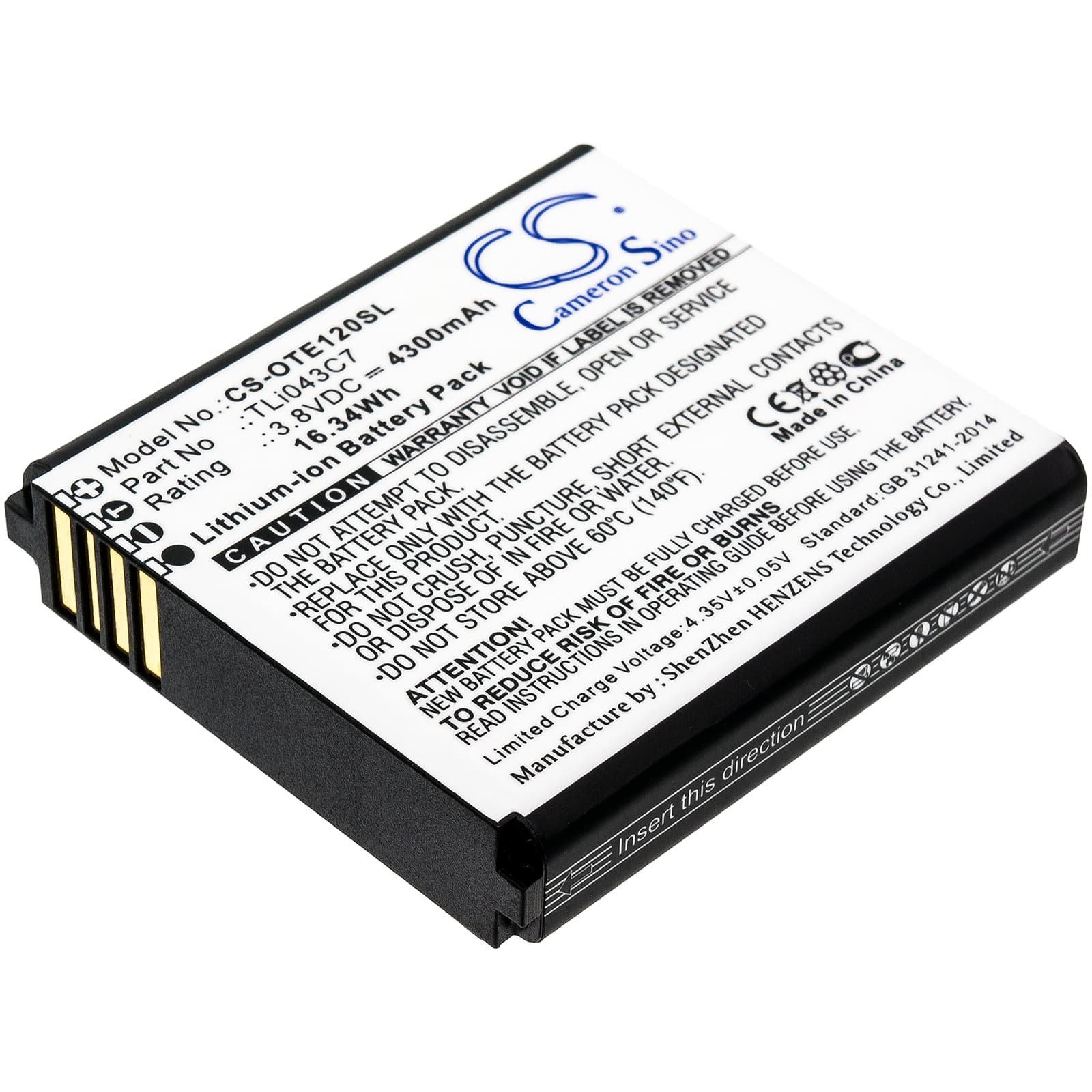Replacement Battery for Alcatel EE120 - CS-OTE120SL-1.jpg