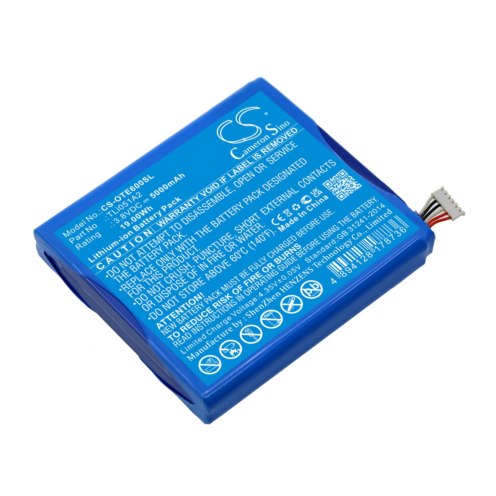 Replacement Battery for Alcatel EE60 - CS-OTE600SL-1.jpg
