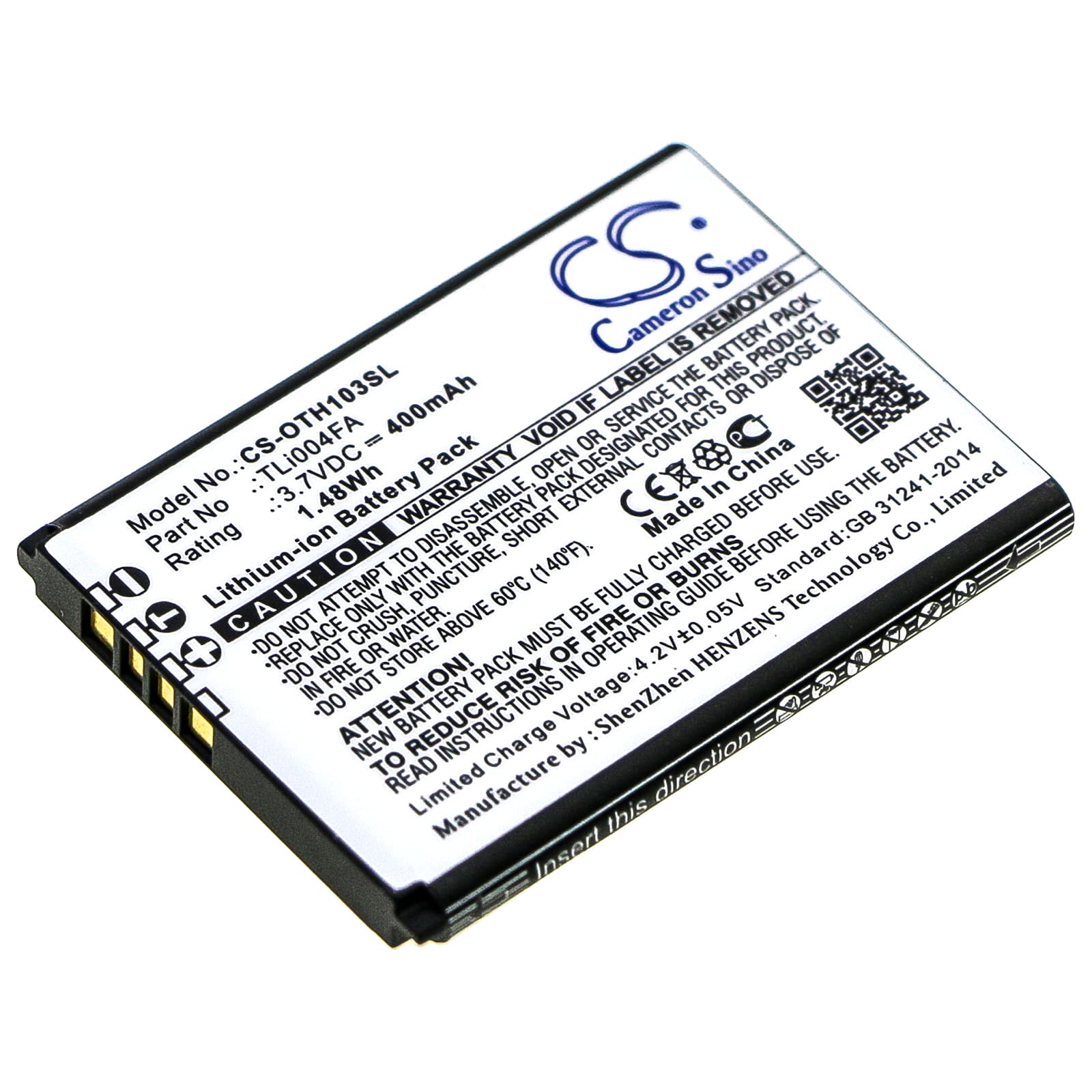Replacement Battery for Alcatel OneTouch 1035D - CS-OTH103SL-1.jpg