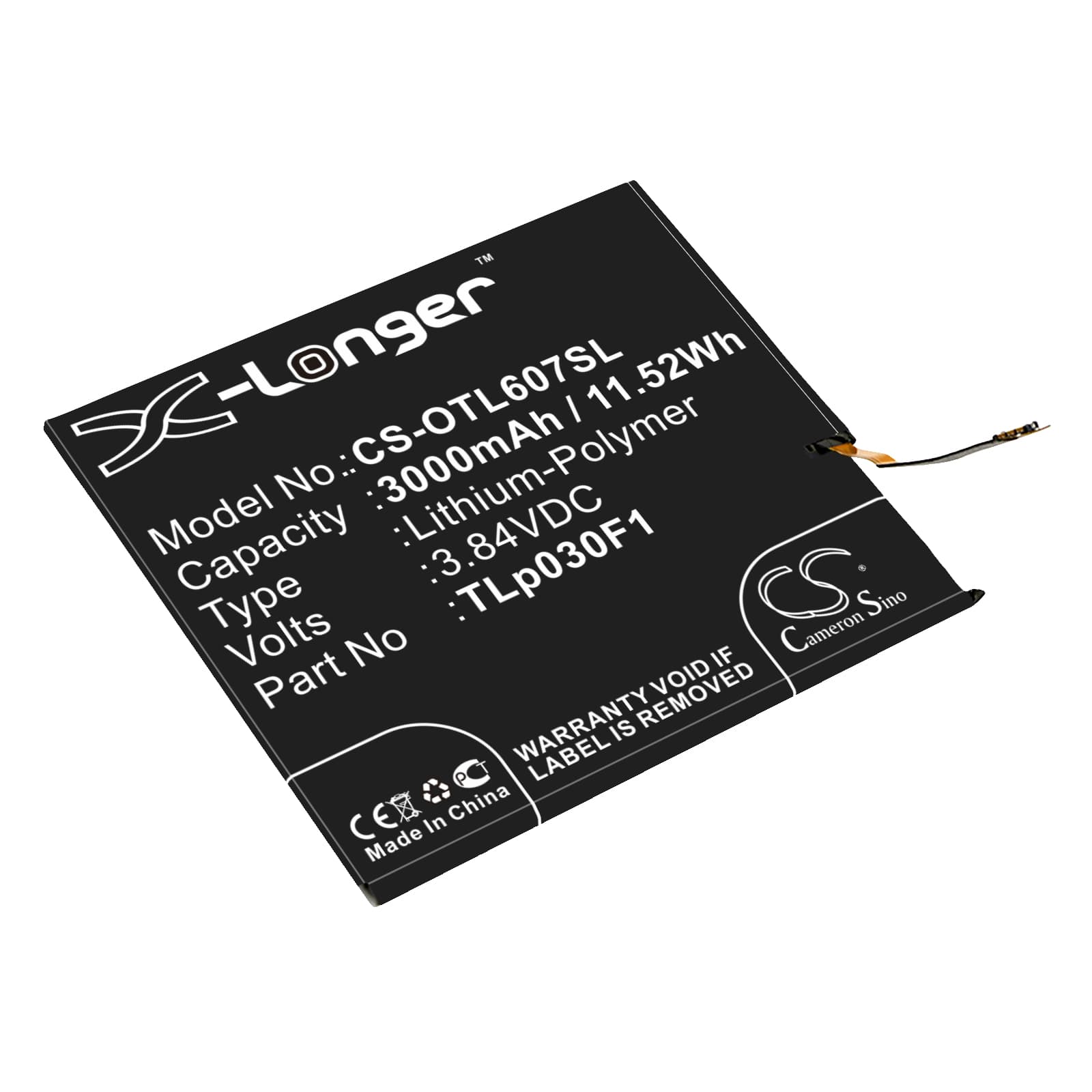 Replacement Battery for Alcatel One Touch Idol 4S