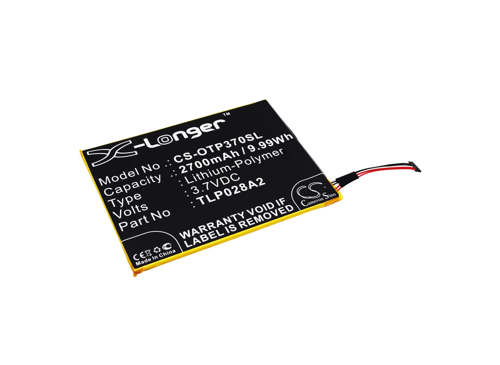 Replacement Battery for Alcatel One Touch Icin - CS-OTP370SL-1.jpg