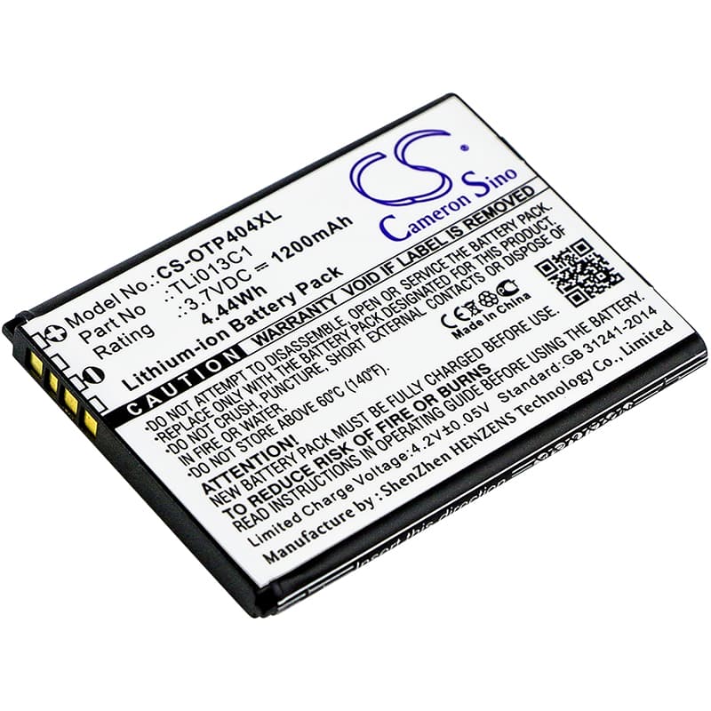 Replacement Battery for Cingular Flip 2 - CS-OTP404XL-1.jpg
